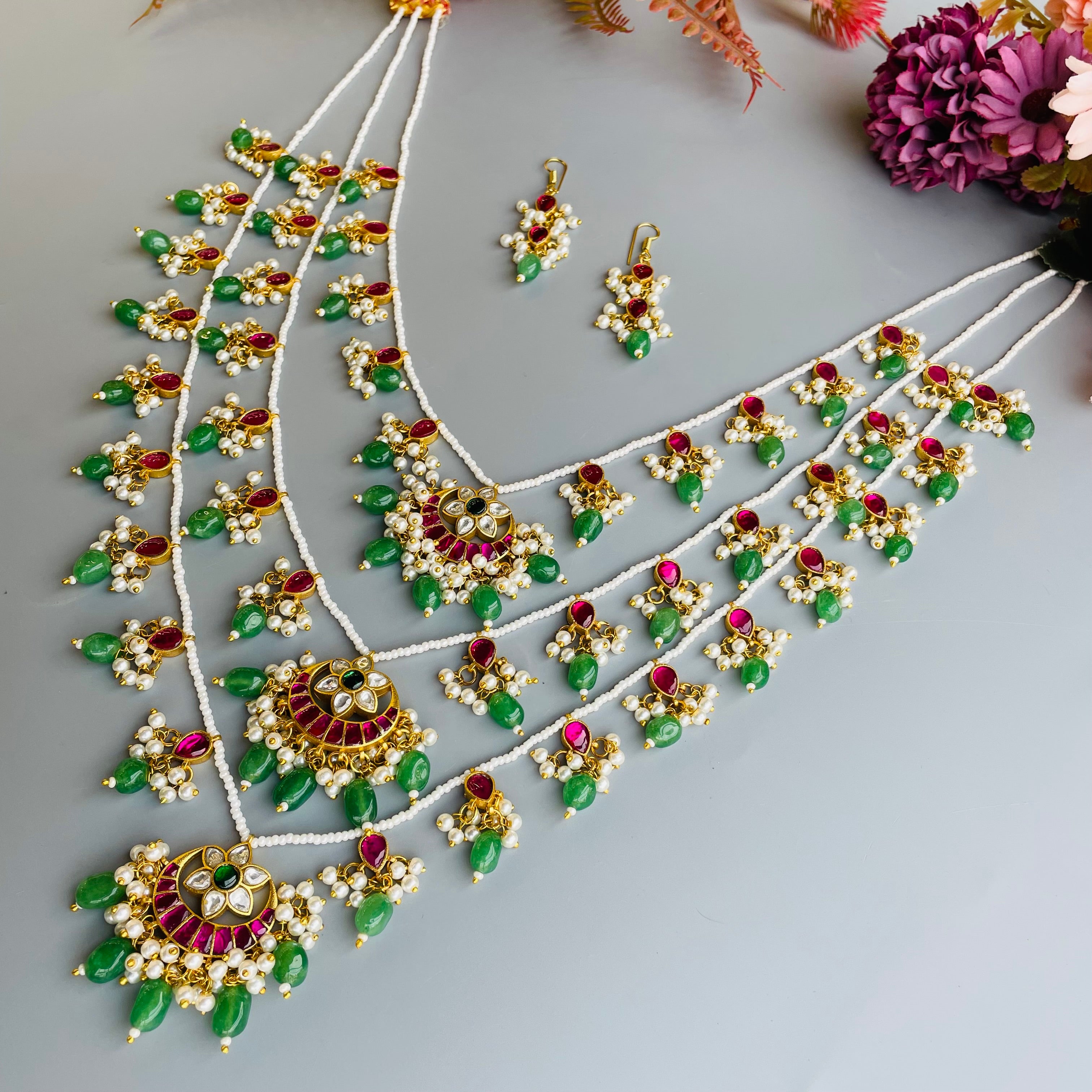 Nayaab Akita Polki Neckpiece