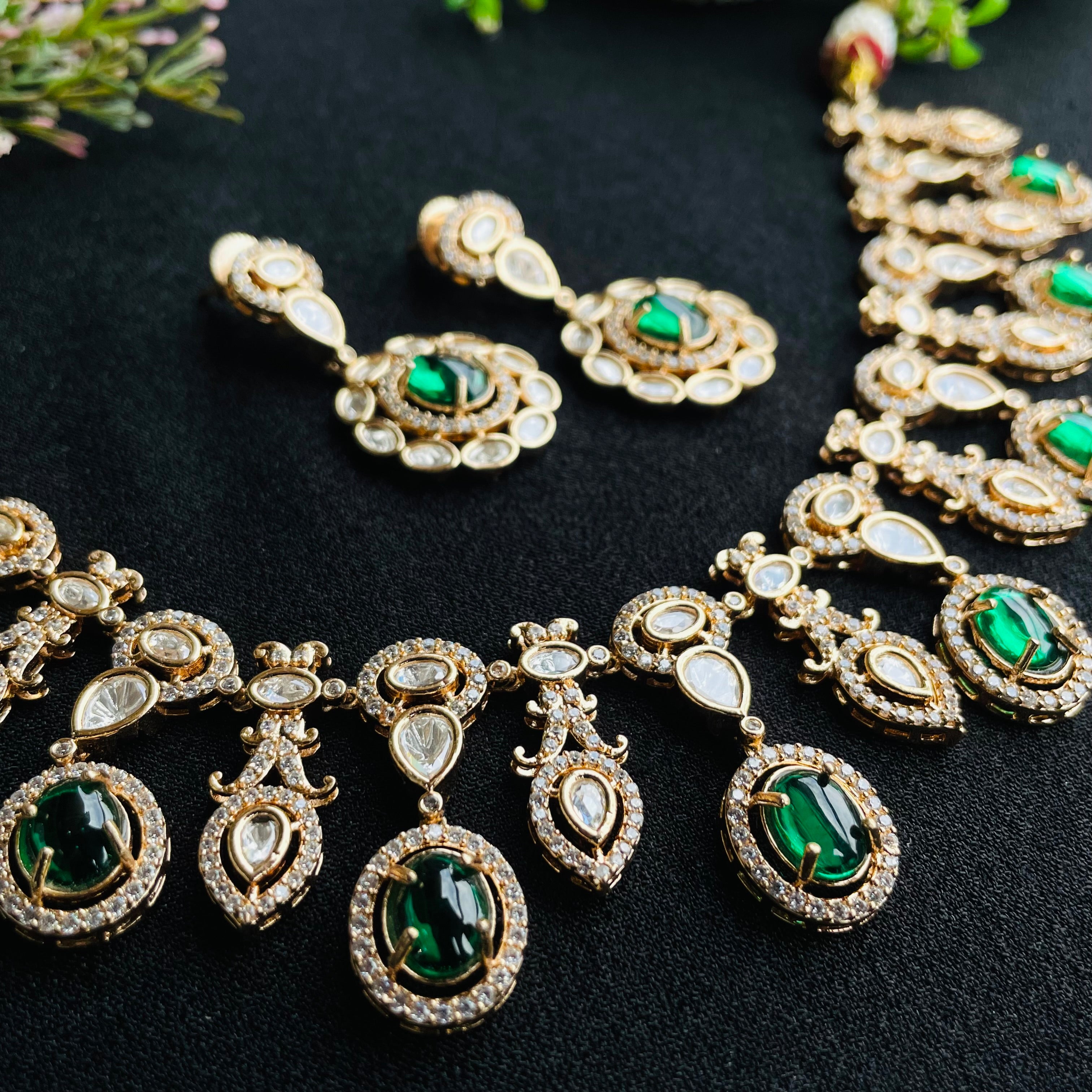 Nayaab Kareena Polki Neckpiece