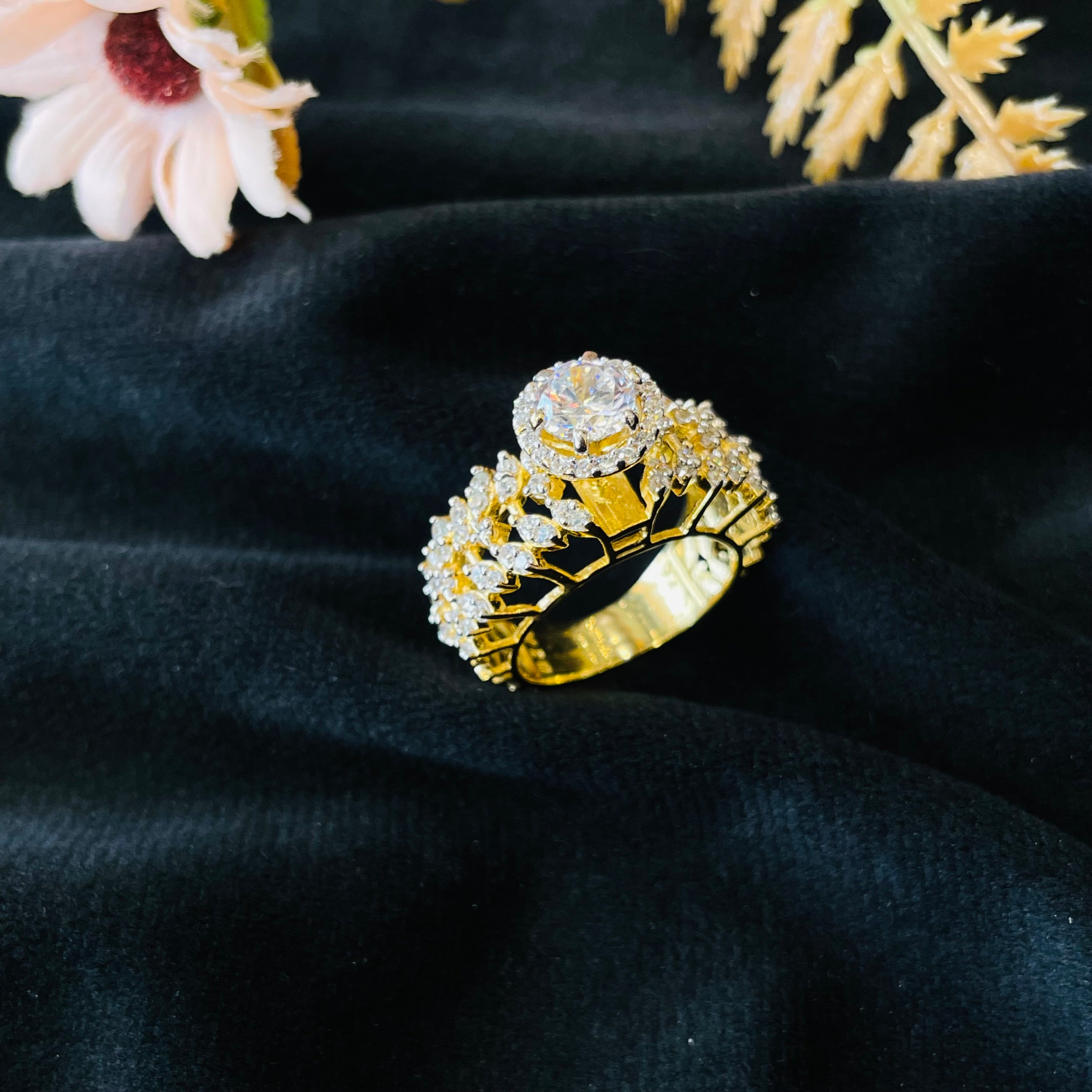 Vs Sterling Silver Cocktail Ring 221 9g