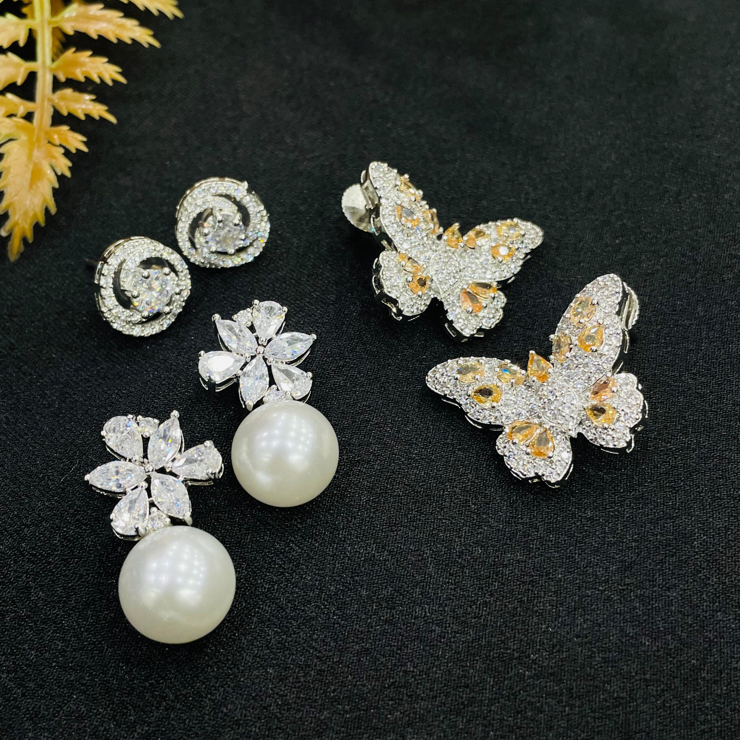 Ad butterfly With Ad studs Combo