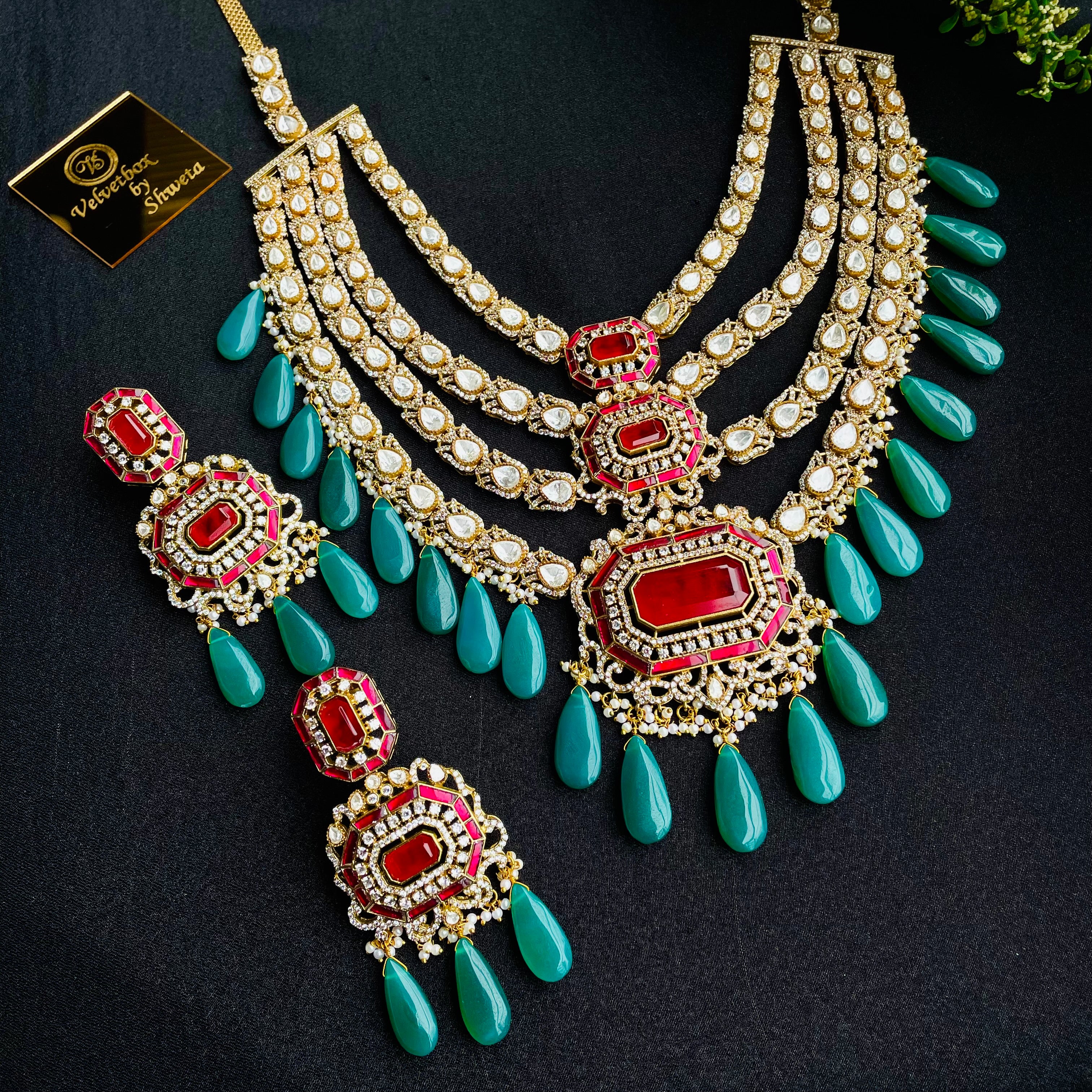 Nayaab Sneha Polki Neckpiece