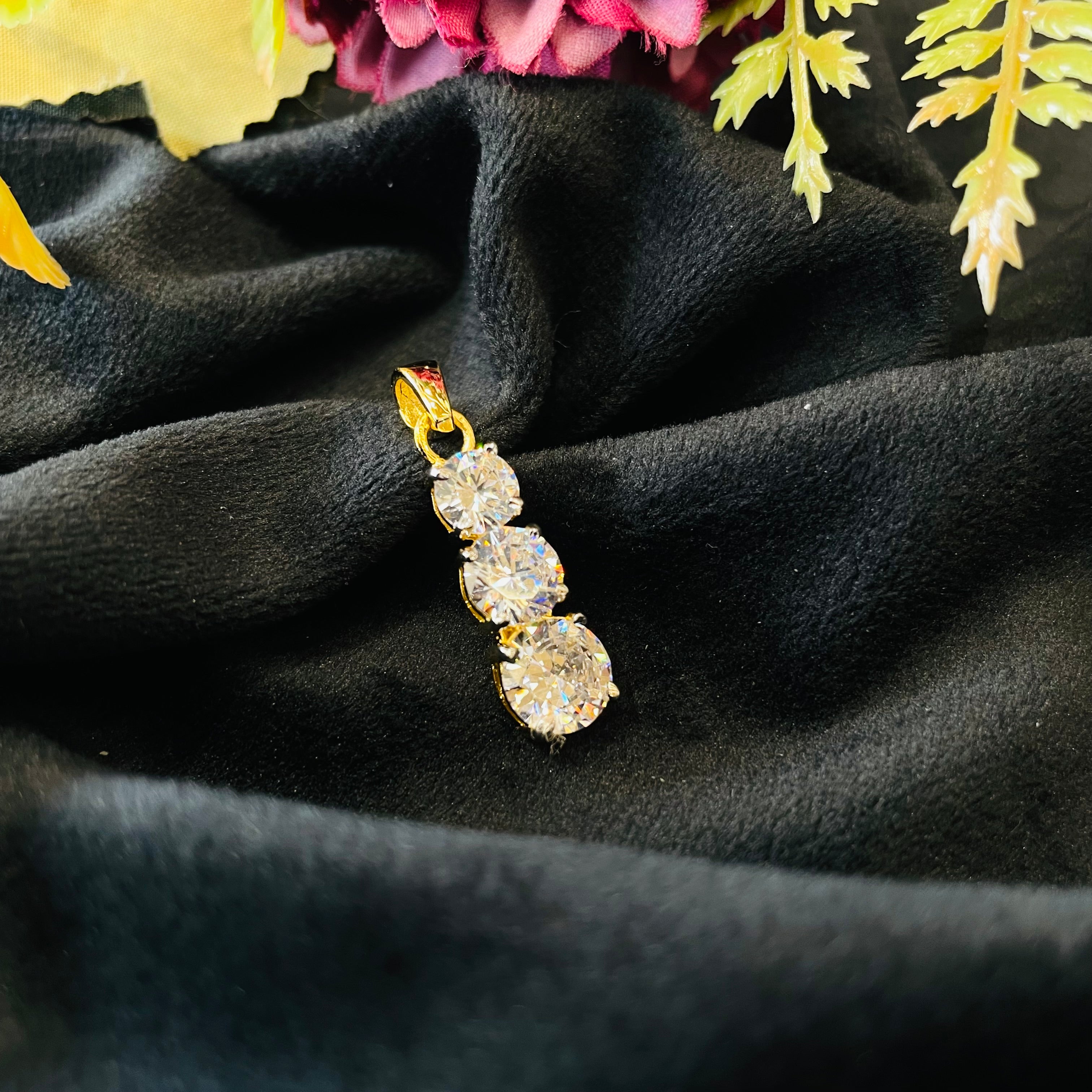 Vs Sterling Silver Pendant 03 3g Gold Polish