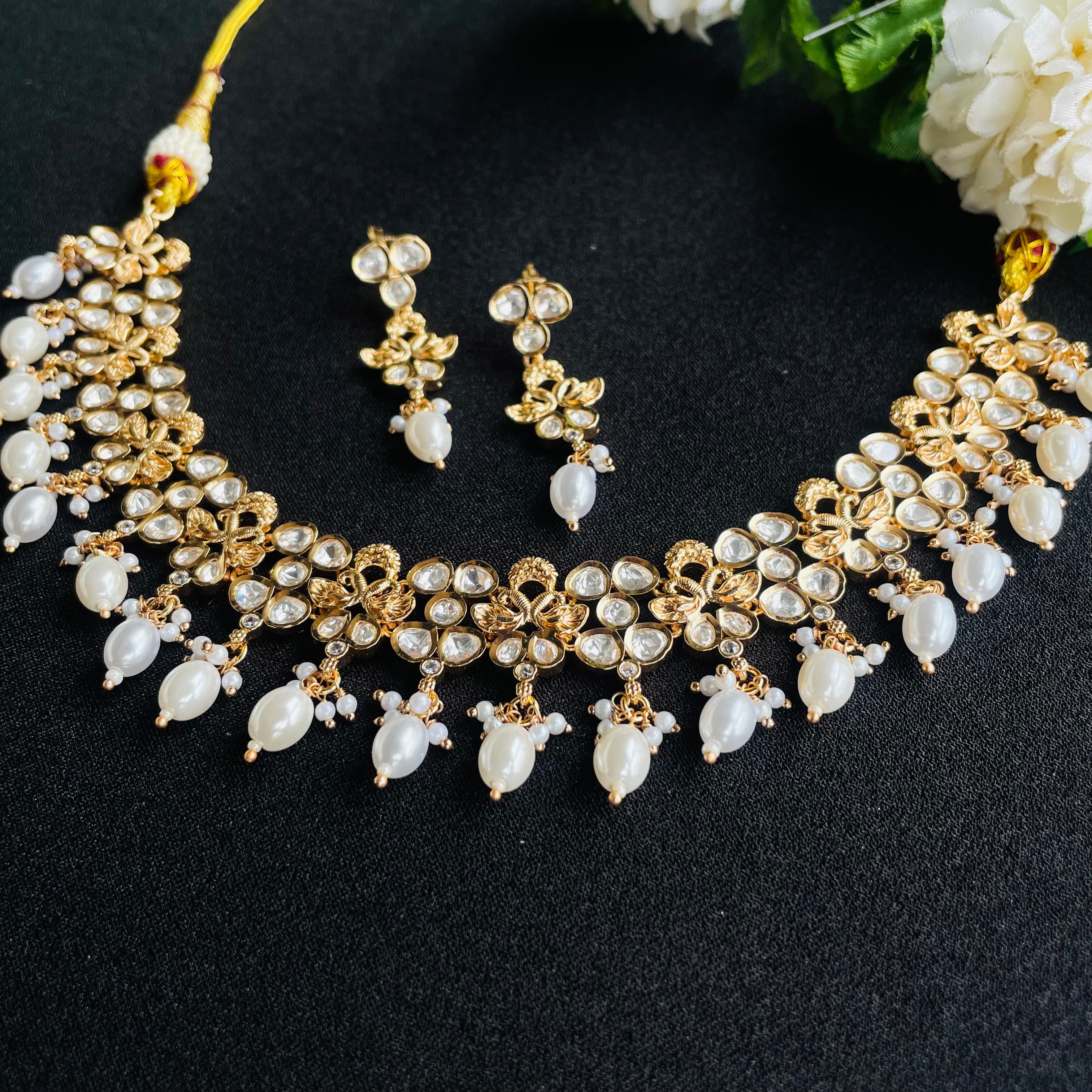 Nayaab Sara Polki Neckpiece