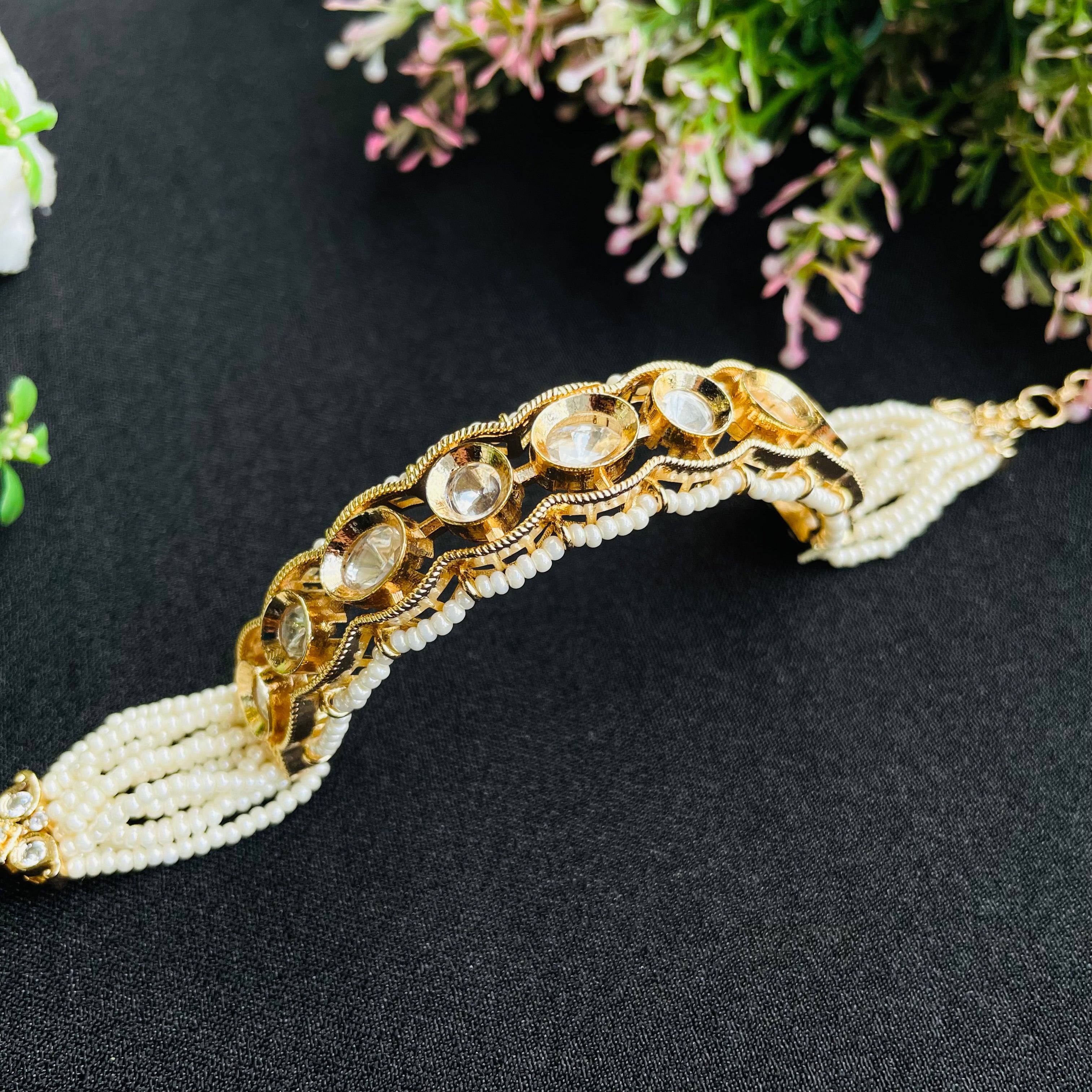 Nayaab Kashvi Polki Bracele