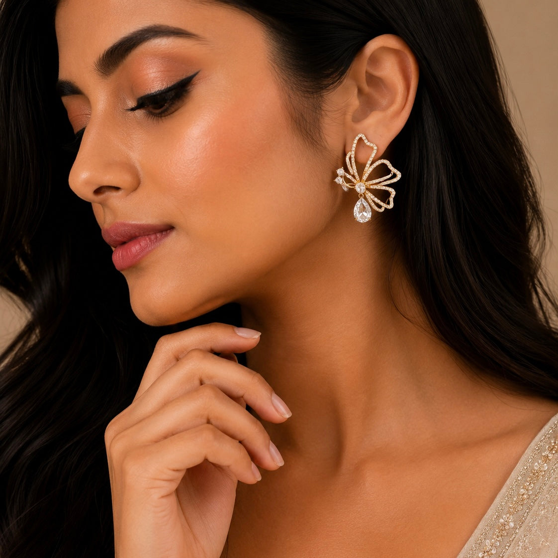Elara Butterfly Earrings