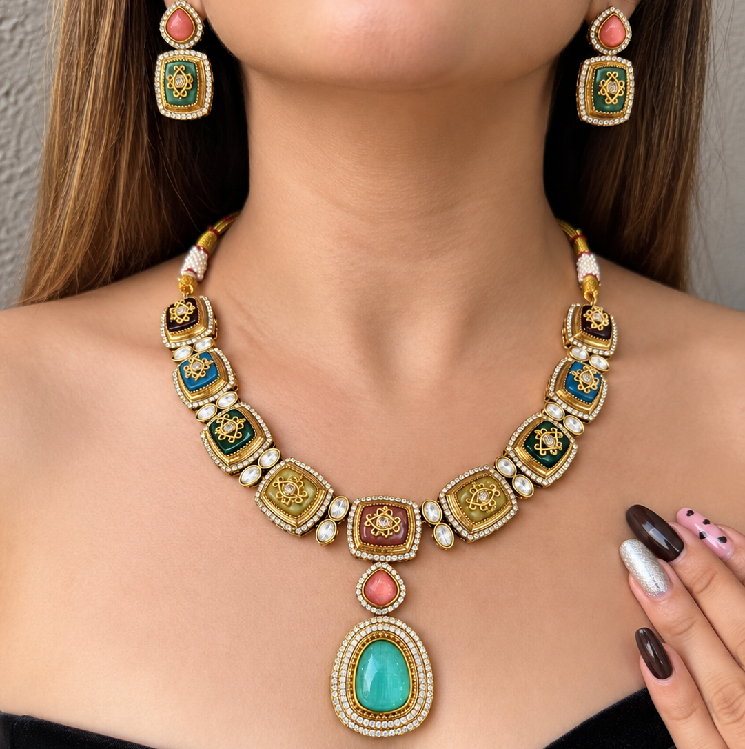 Meher Rang Mahal Neckpiece