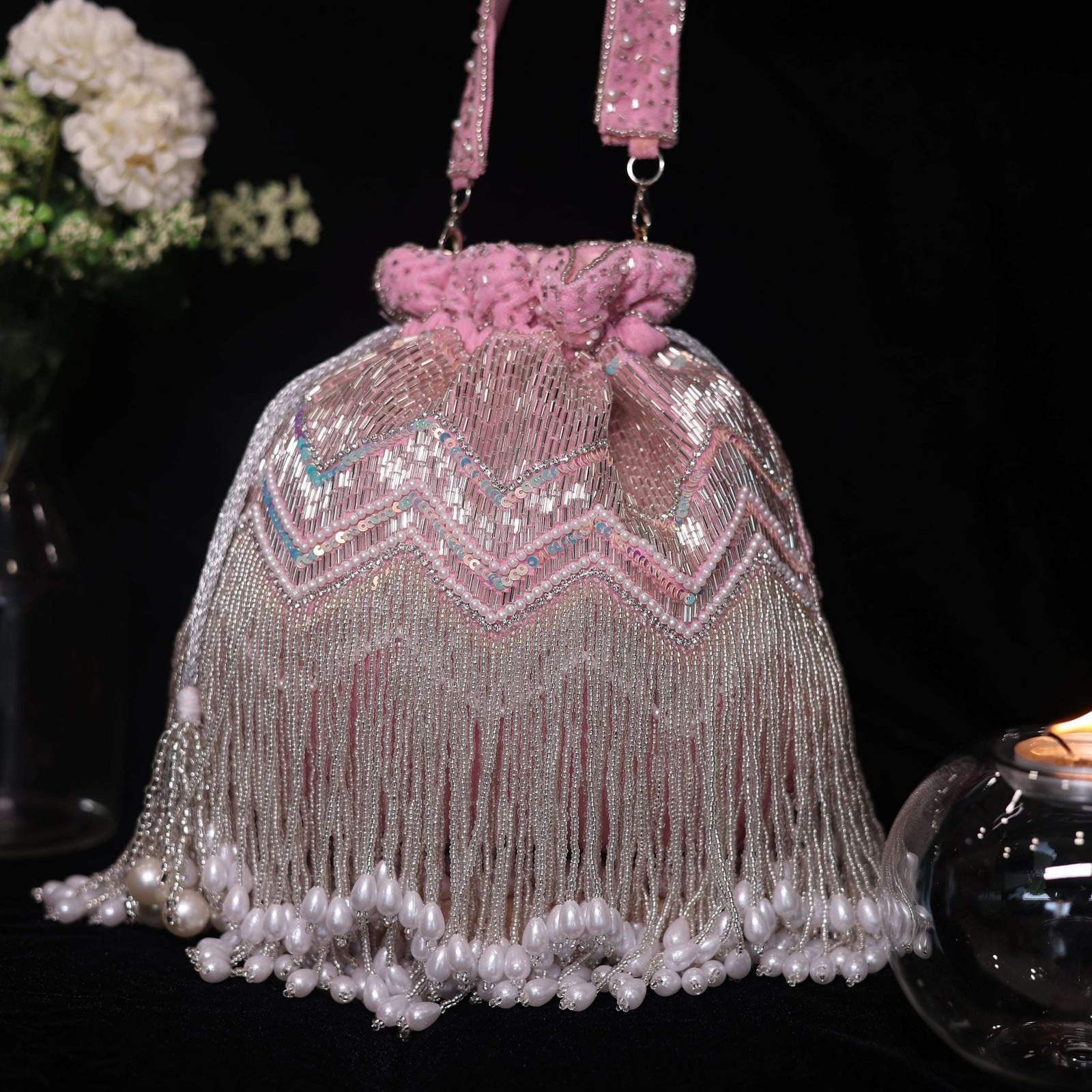 vs velvet potli velvet box by shweta