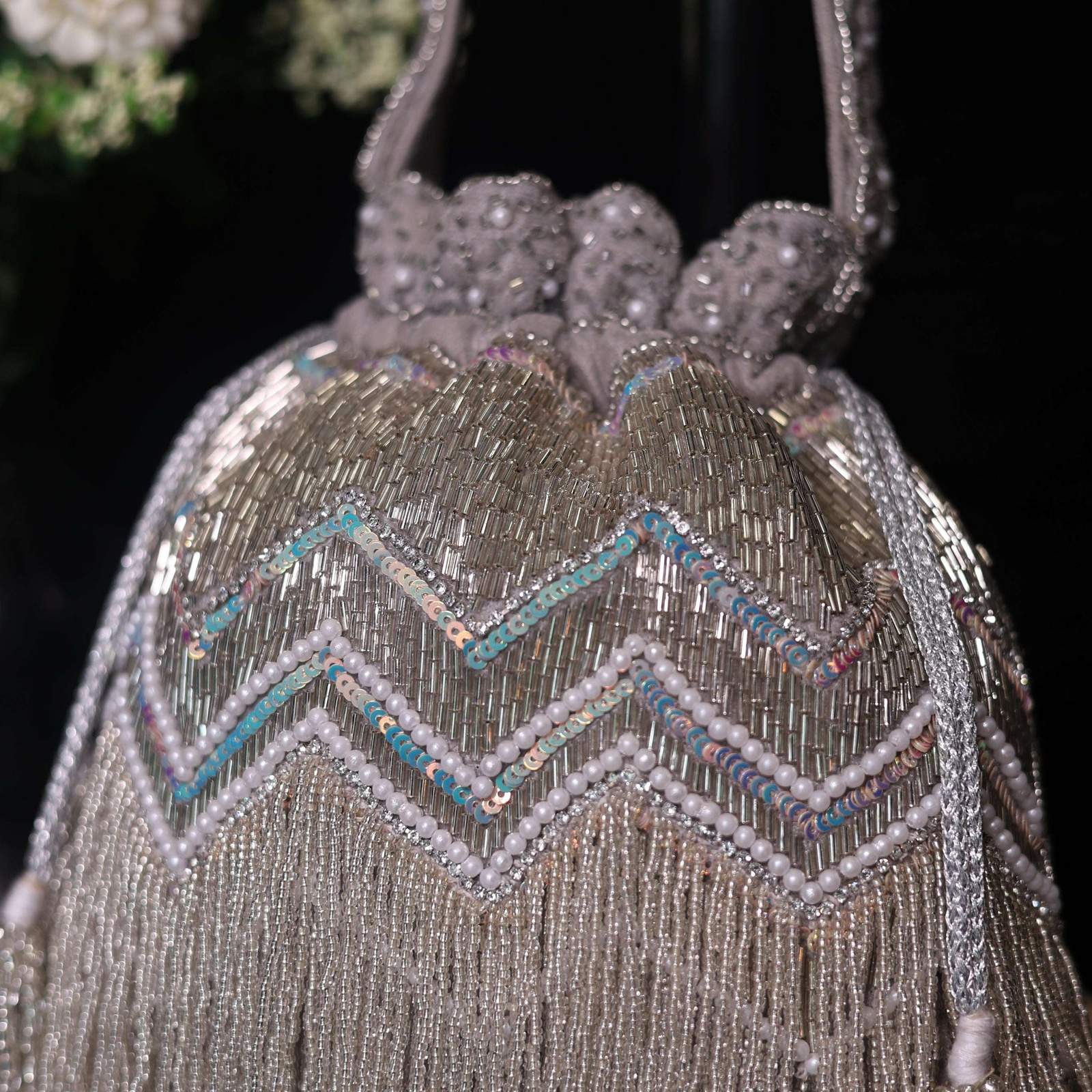 vs velvet potli velvet box by shweta