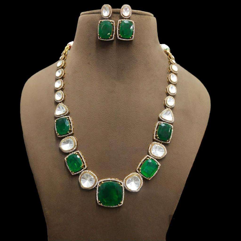 Nayaab Jasmine polki neckpiece