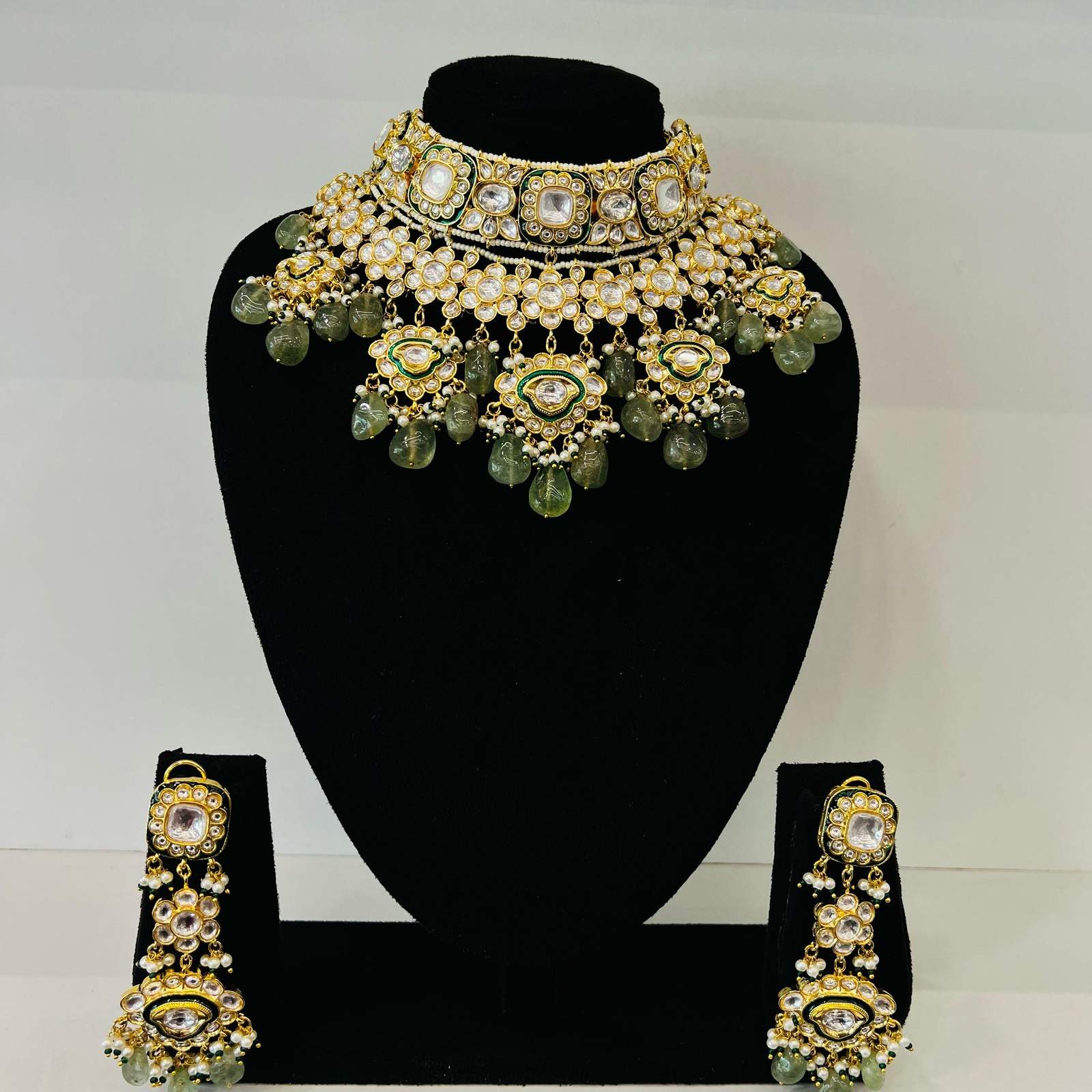 Nayaab nayera polki bridal Neckpiece