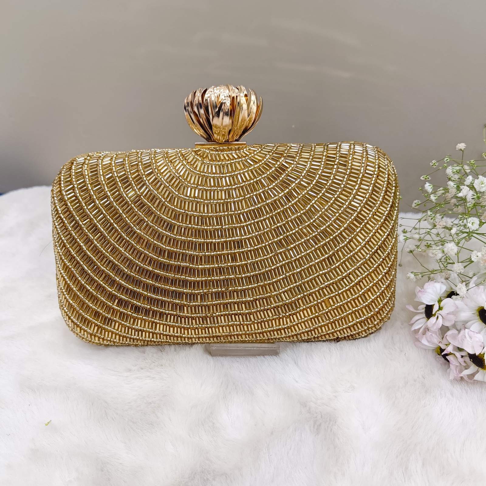 Vs alina clutch - Golden