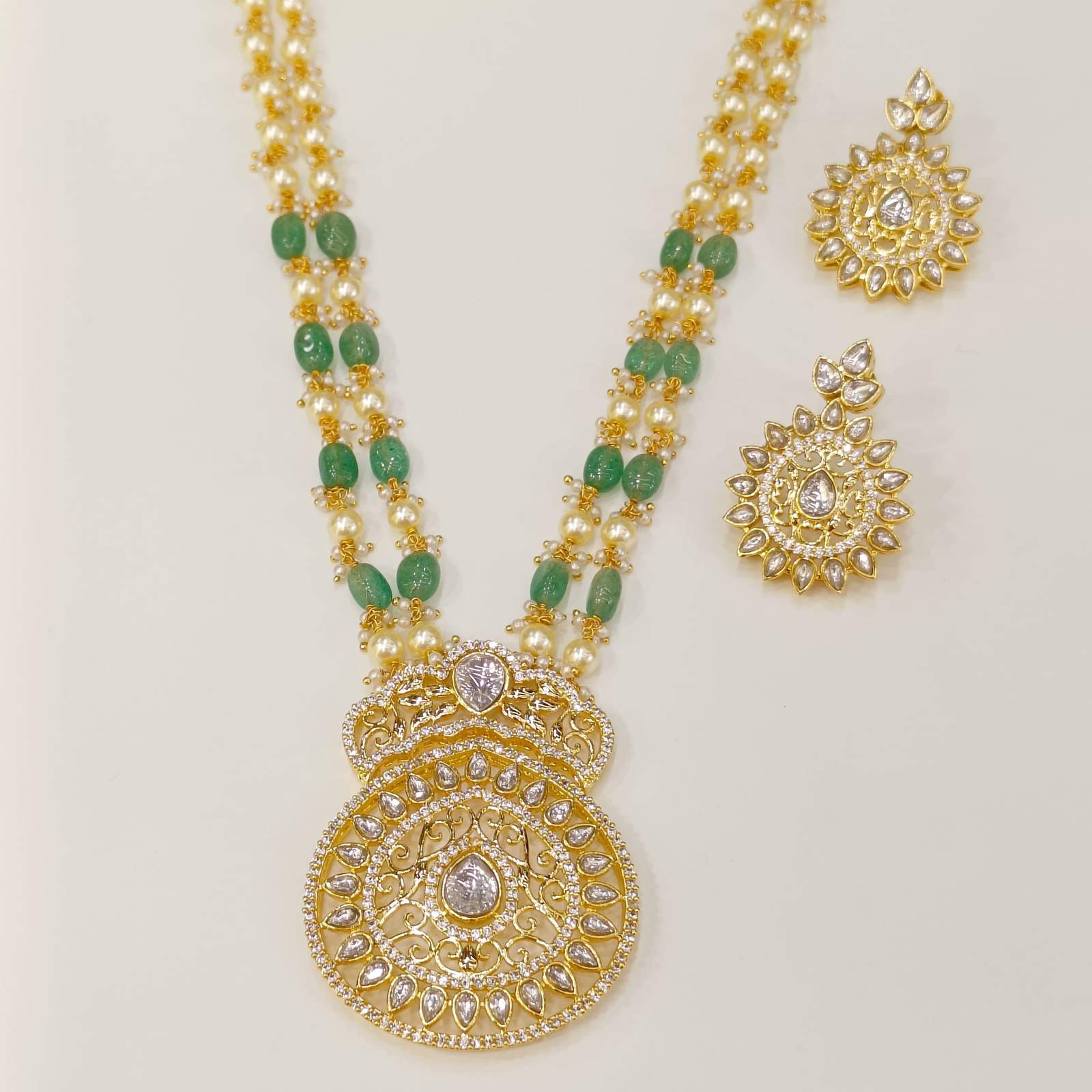 Nayaab ruhe polki neckpiece