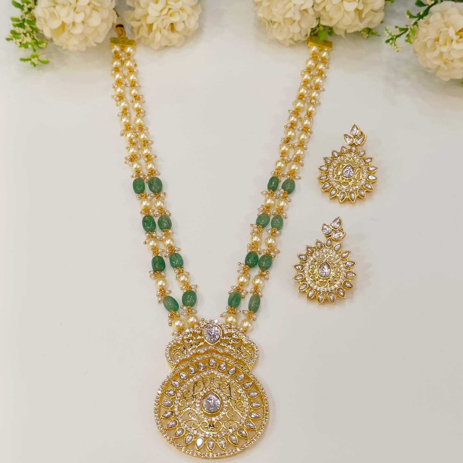 Nayaab ruhe polki neckpiece