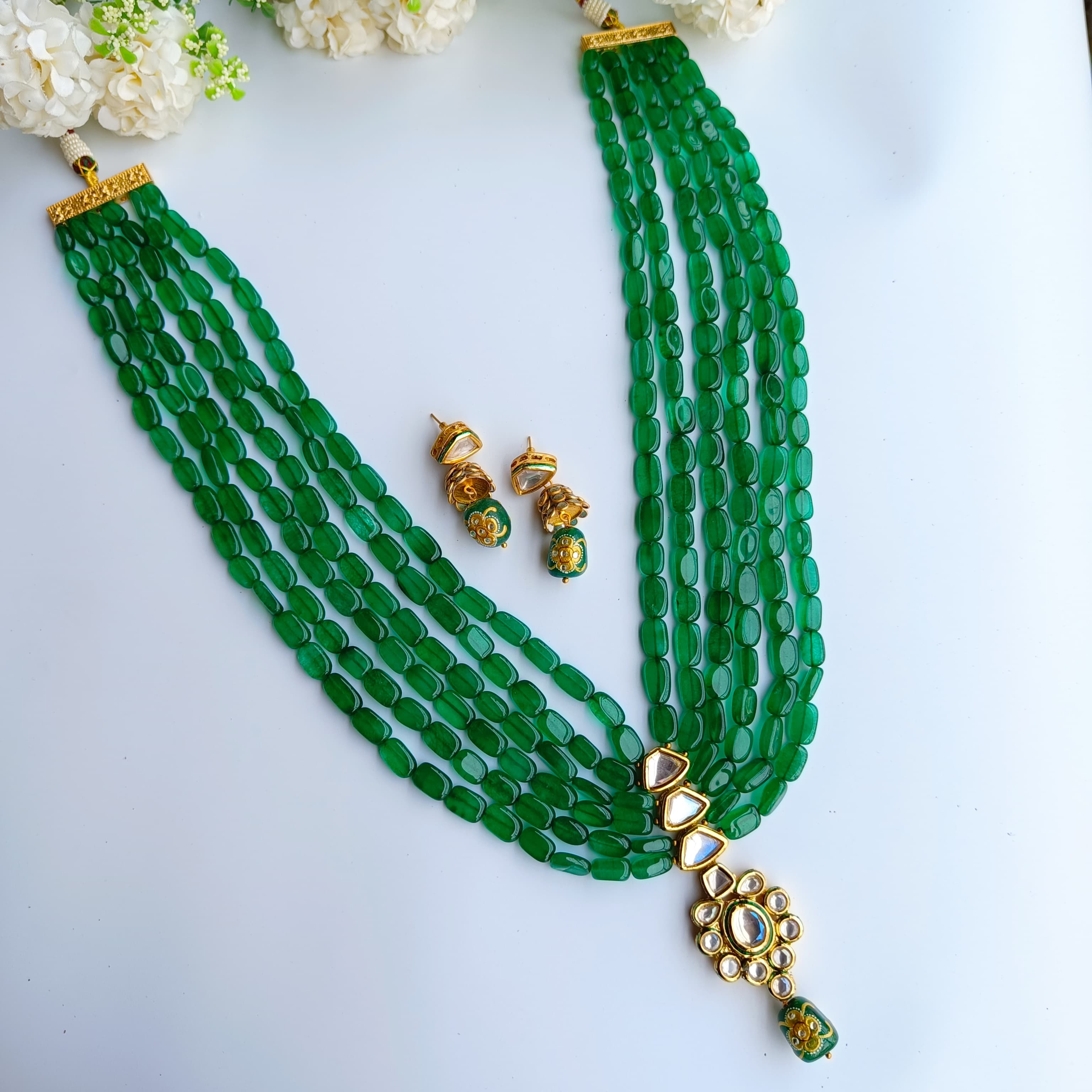 Nayaab Romy Polki Neckpiece