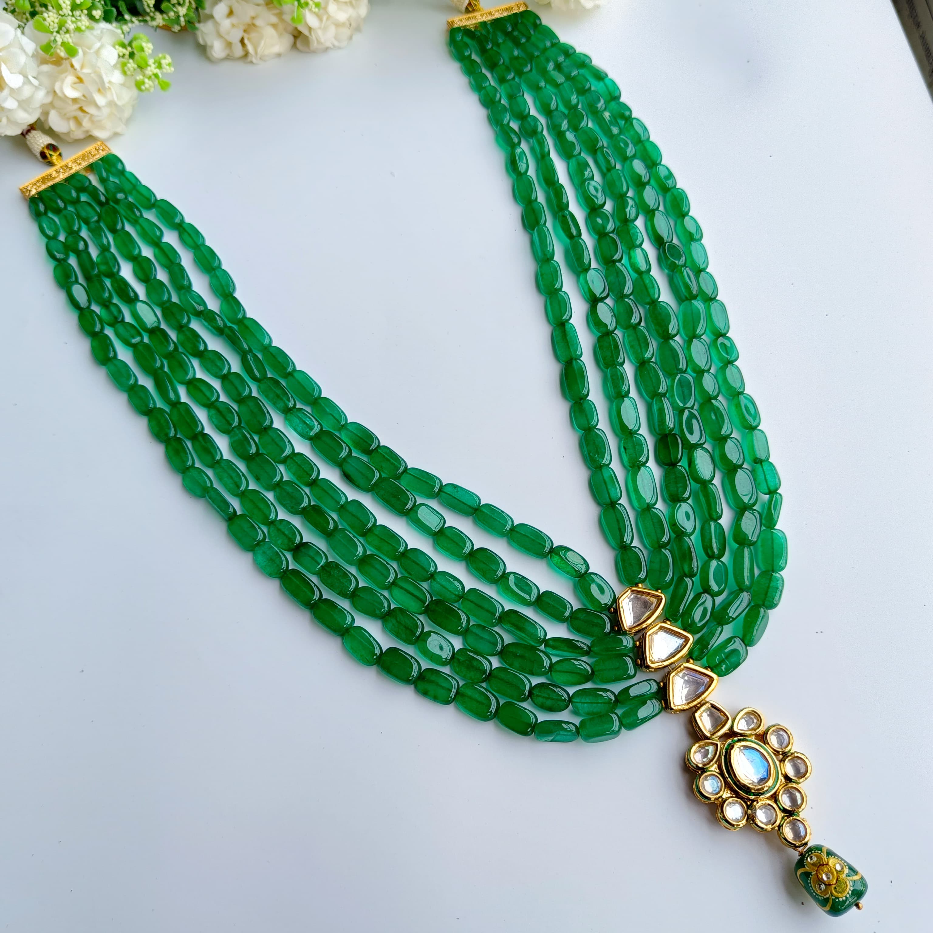 Nayaab Romy Polki Neckpiece