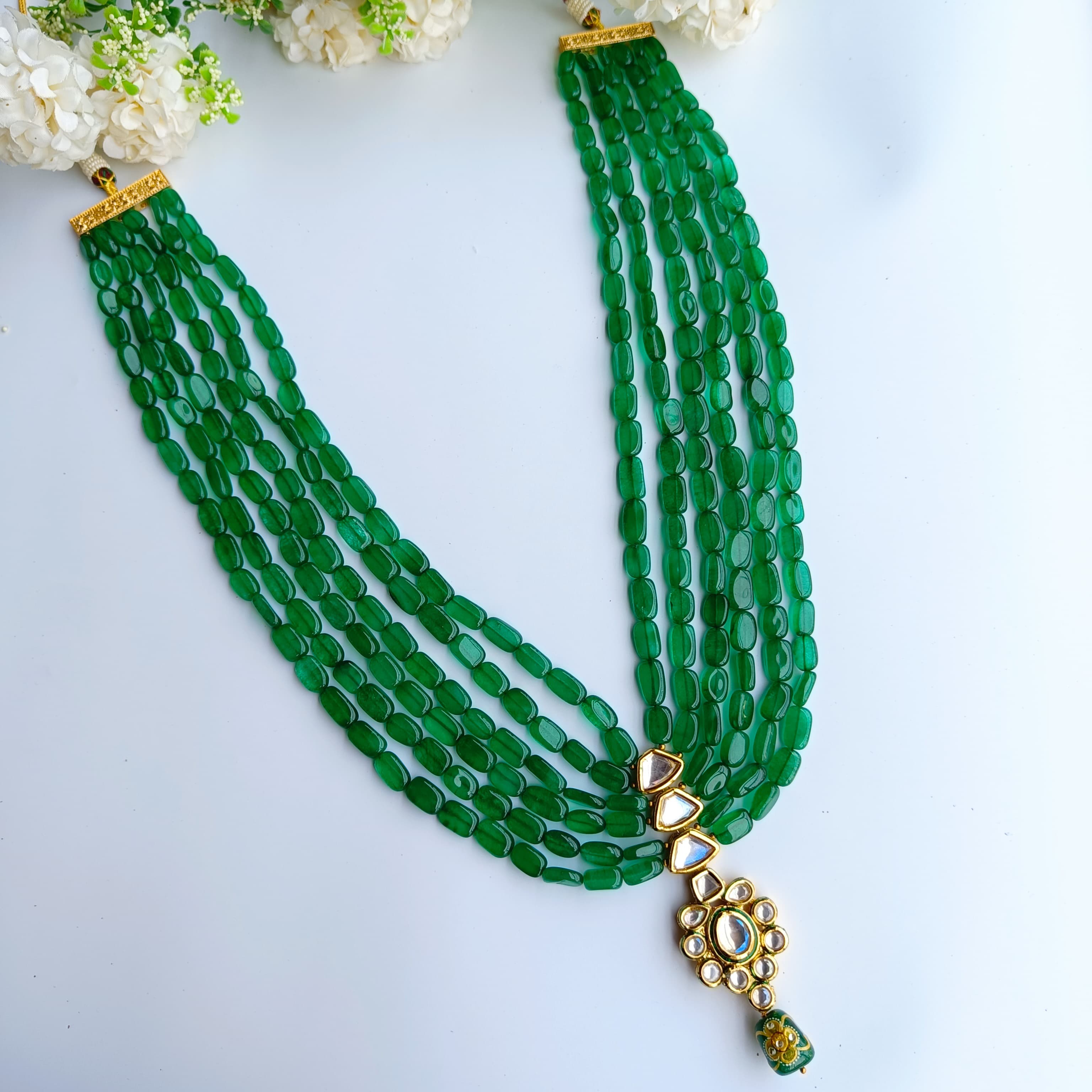 Nayaab Romy Polki Neckpiece