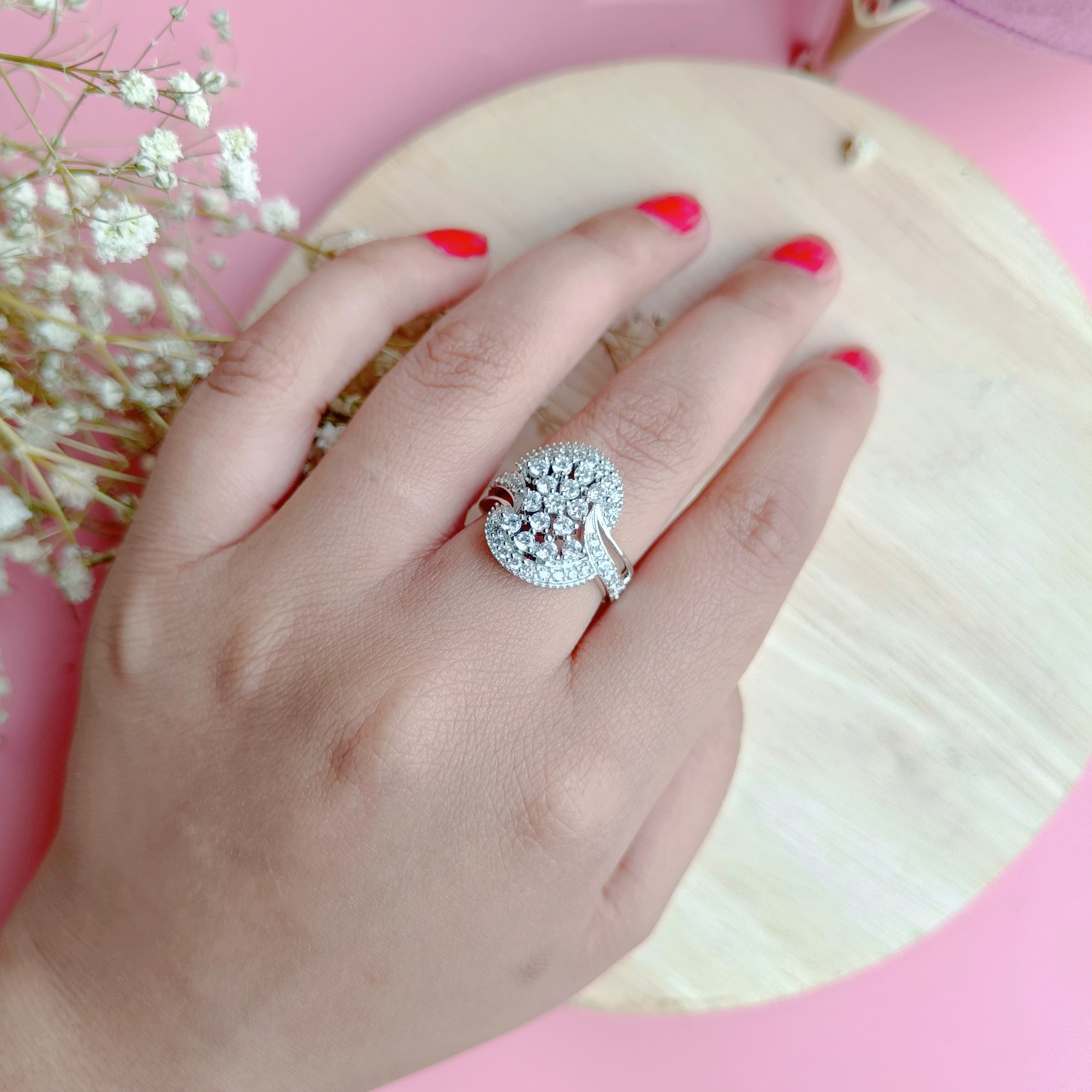 Vs sterling silver Cocktail Ring 149