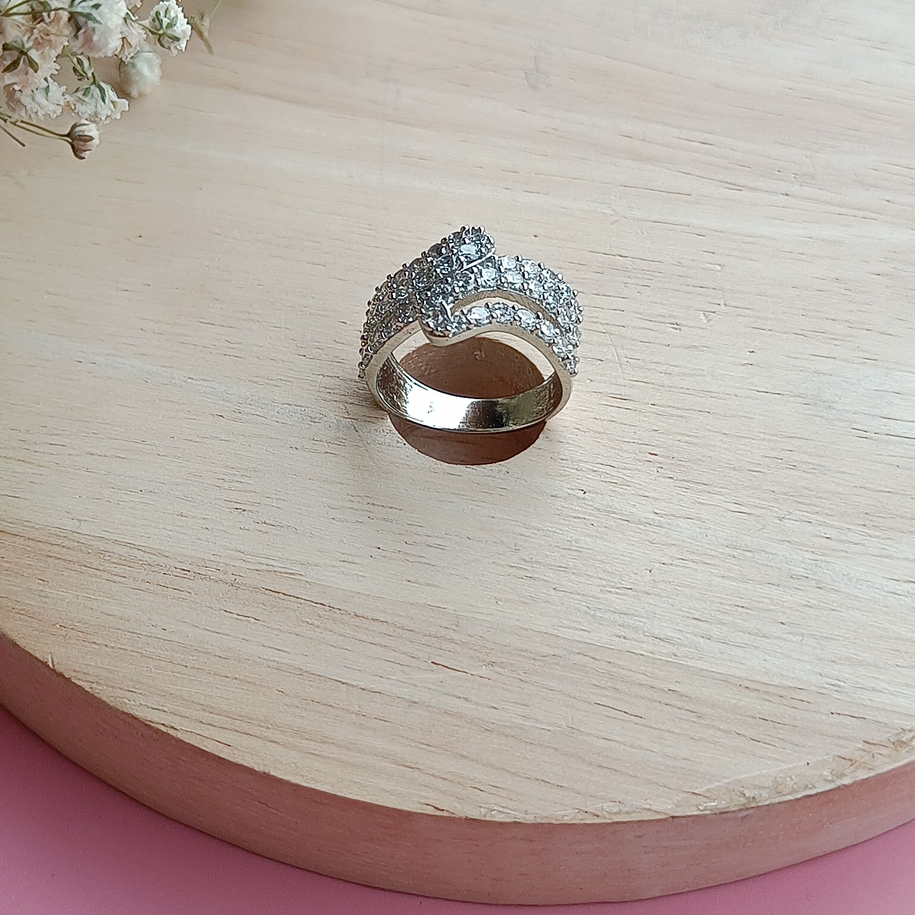 Vs Sterling silver Cocktail Ring 148