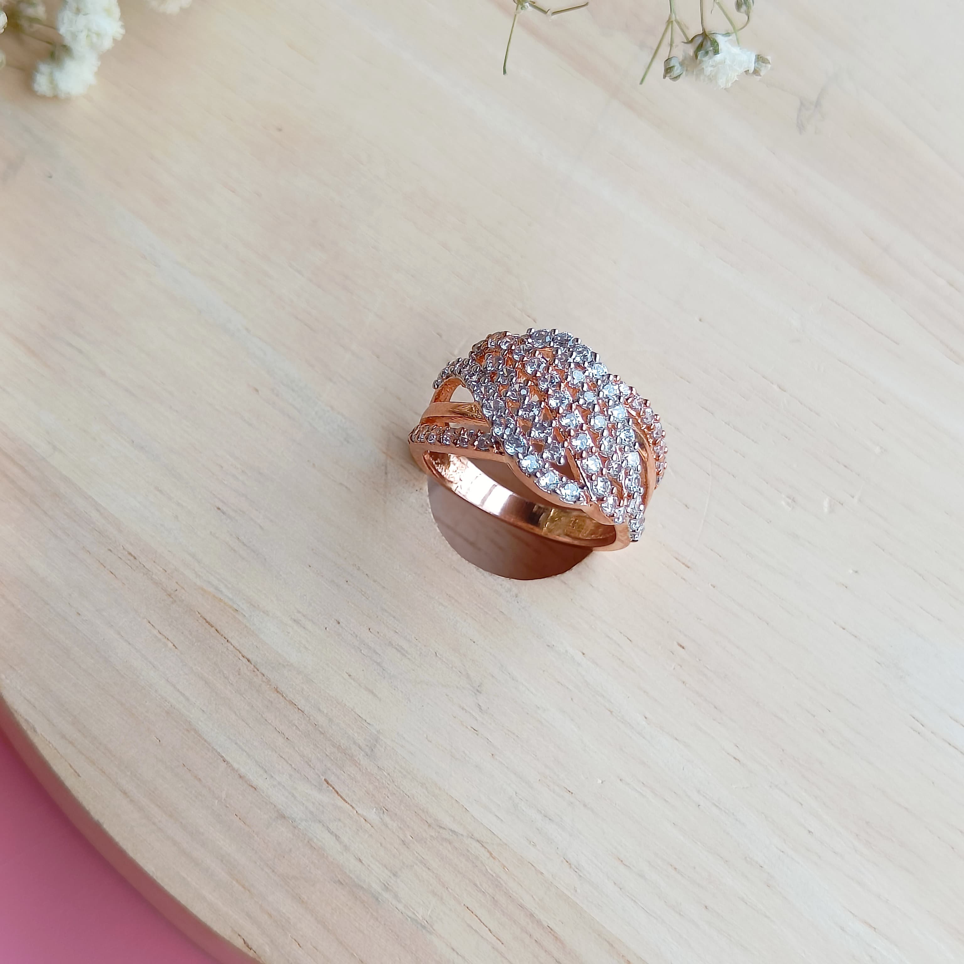 Sterling silver Cocktail Ring-164