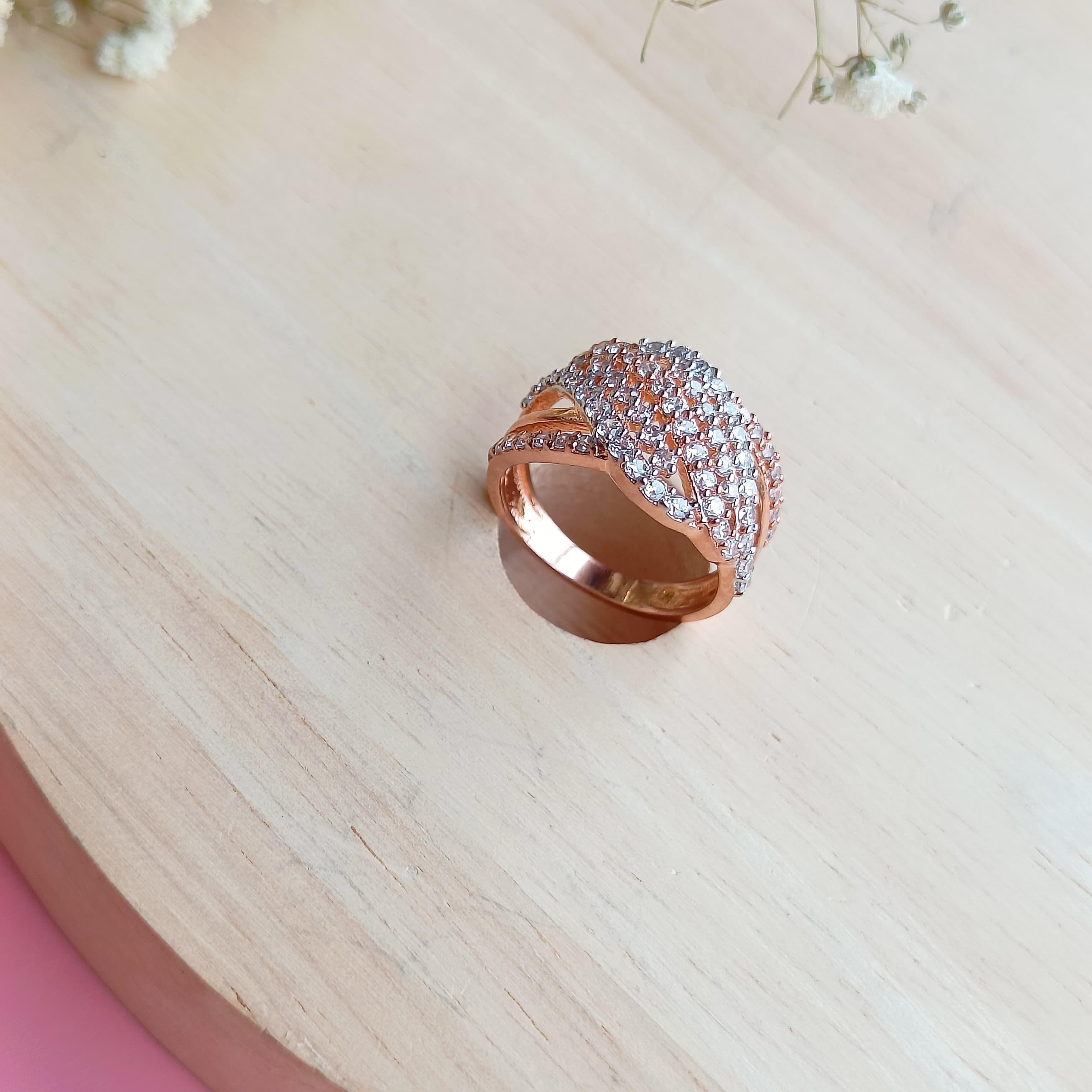 Sterling silver Cocktail Ring-164