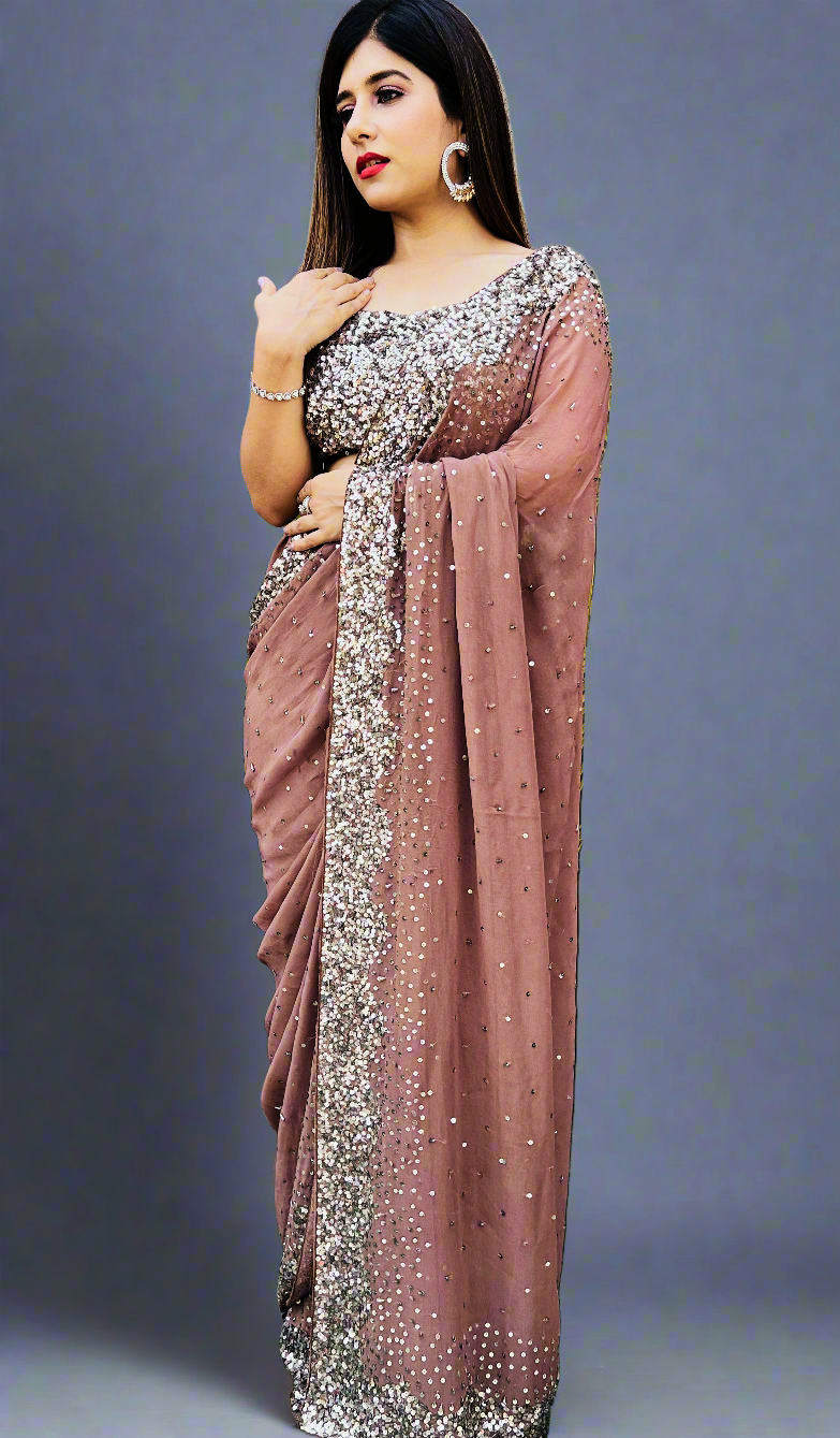 Brown Sugar Saree