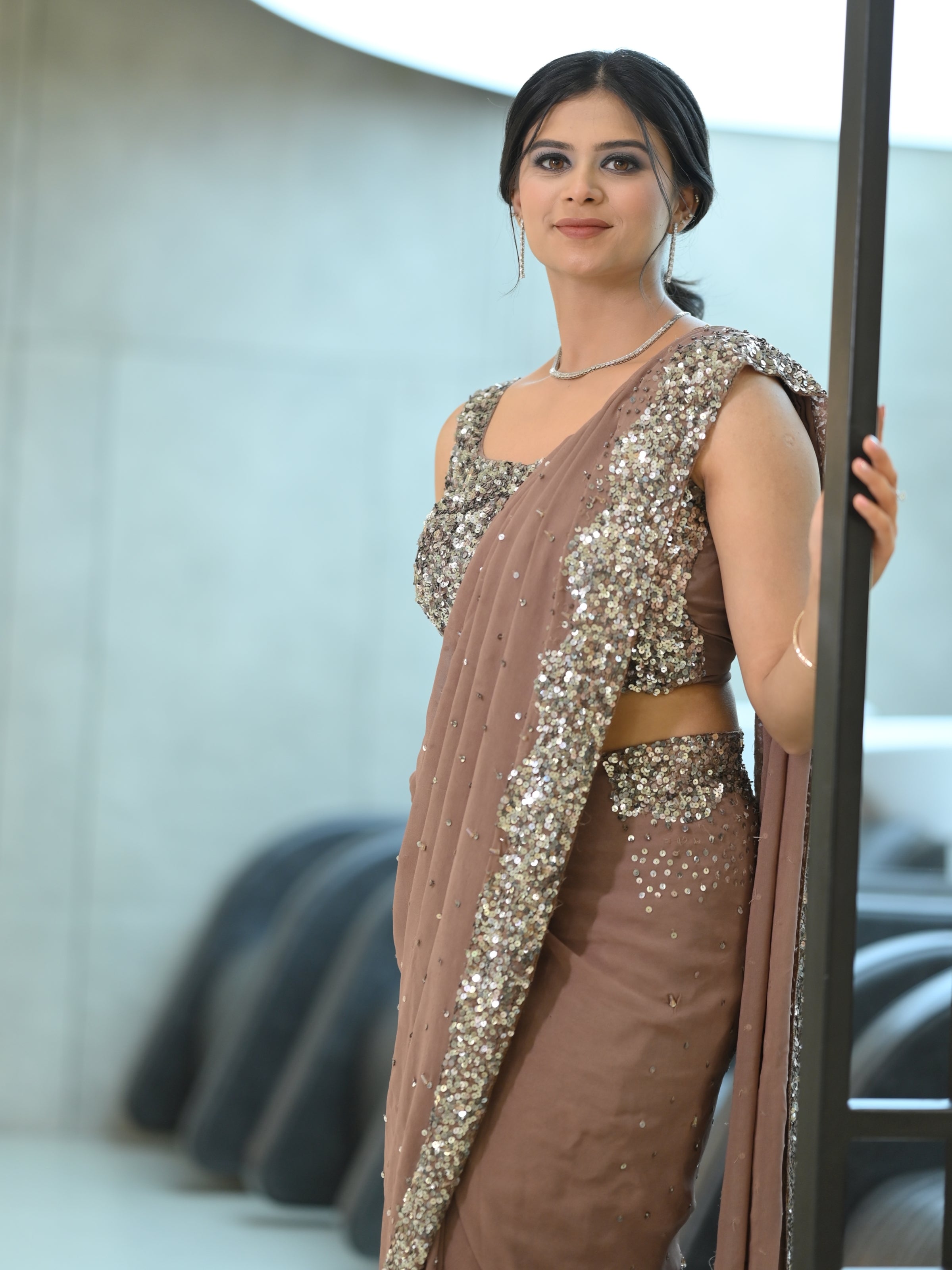 Brown Sugar Saree