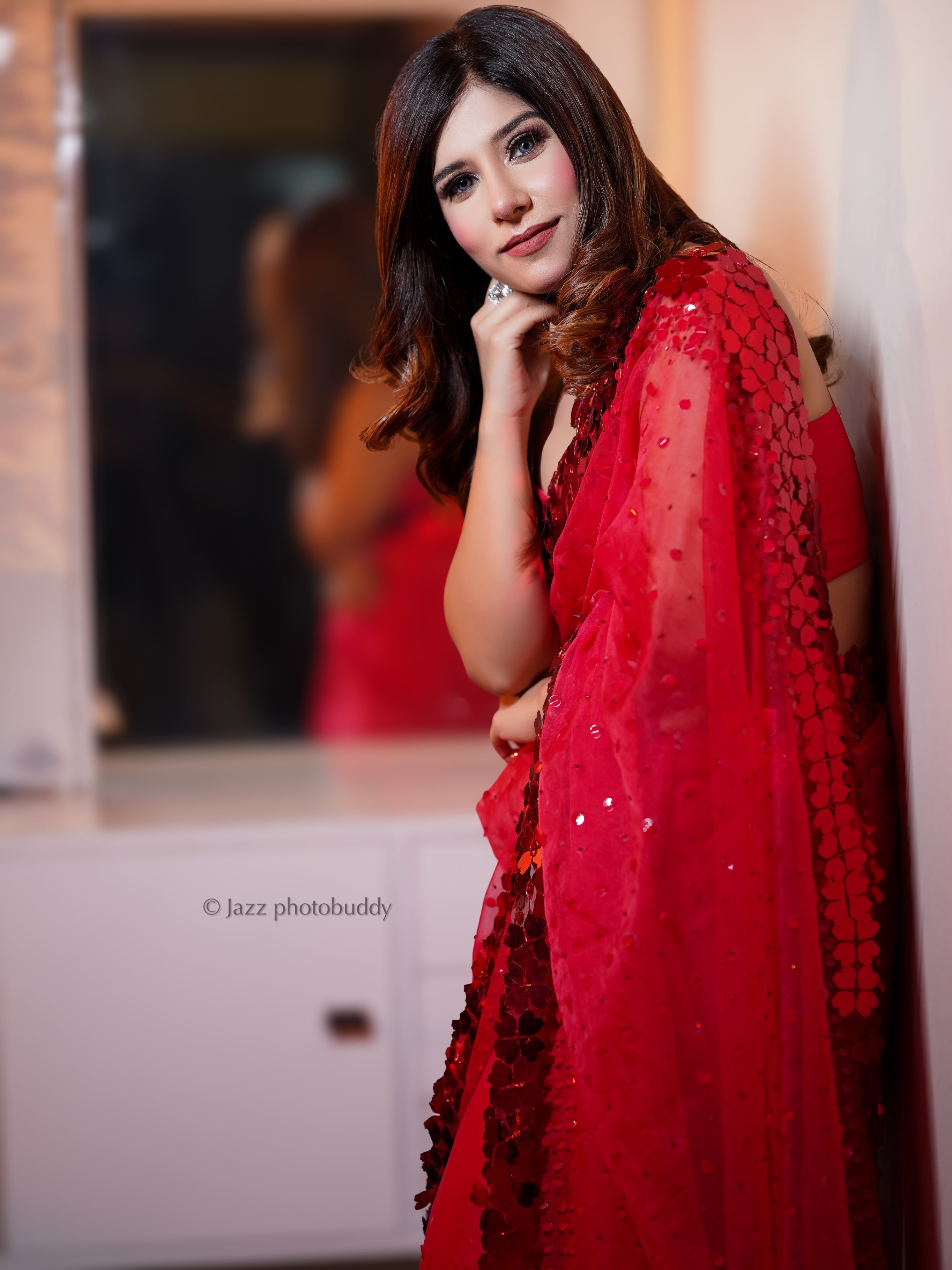 Heer Saree - Red