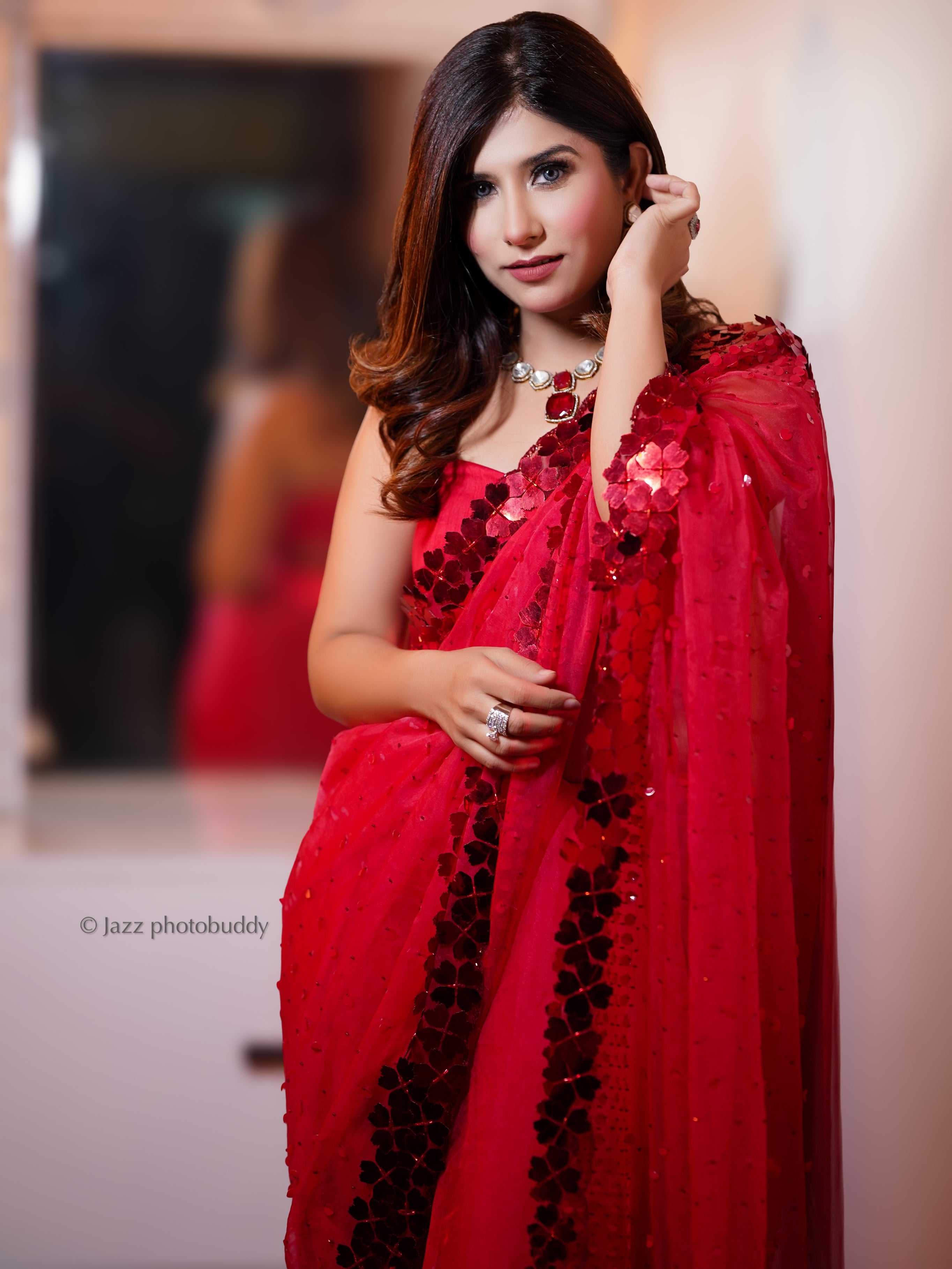 Heer Saree - Red