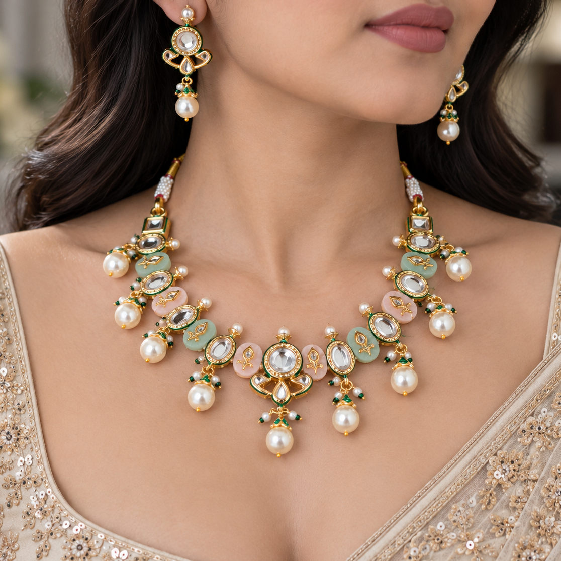 Nayaab Sharvani Neckpiece