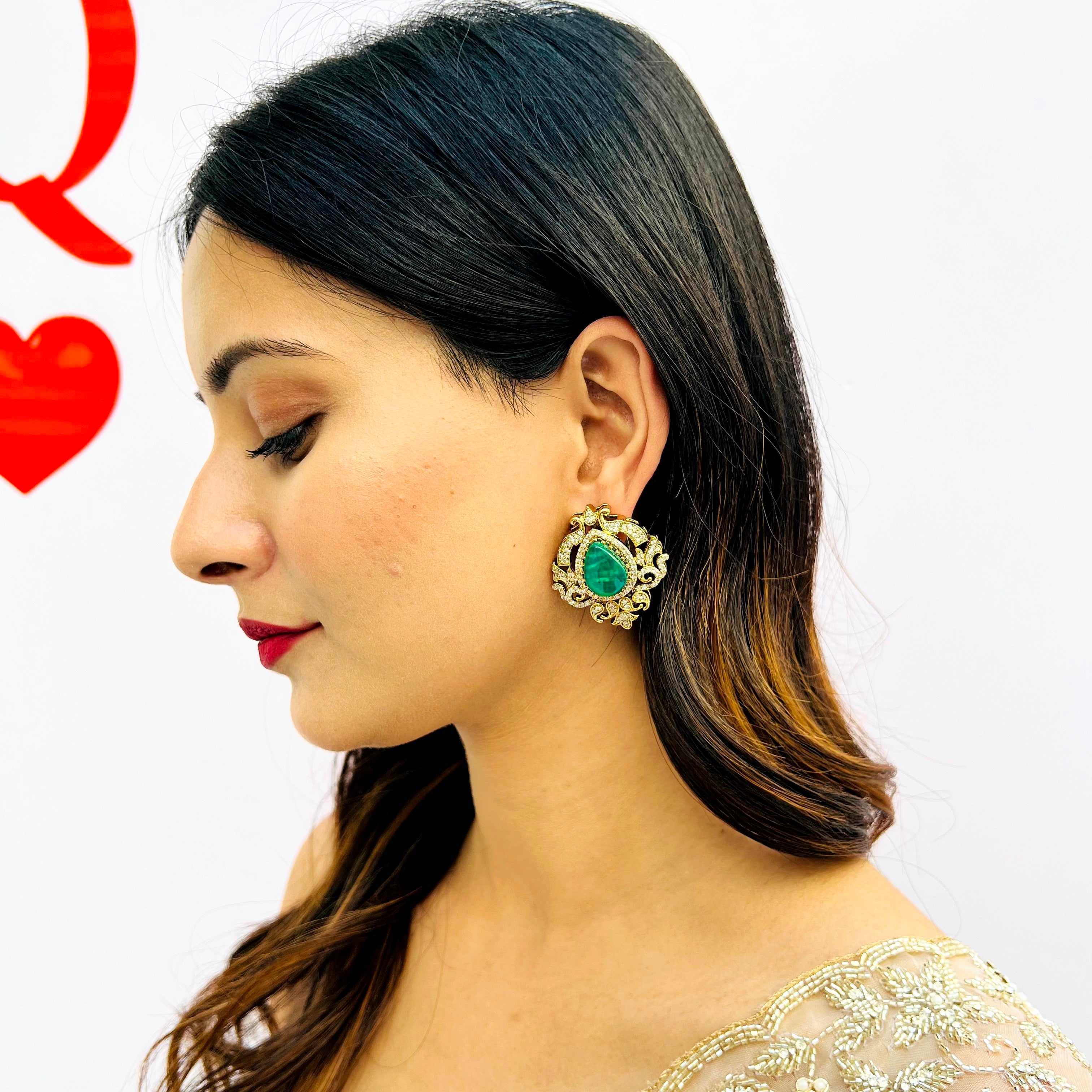 Nayaab tuba polki Earrings