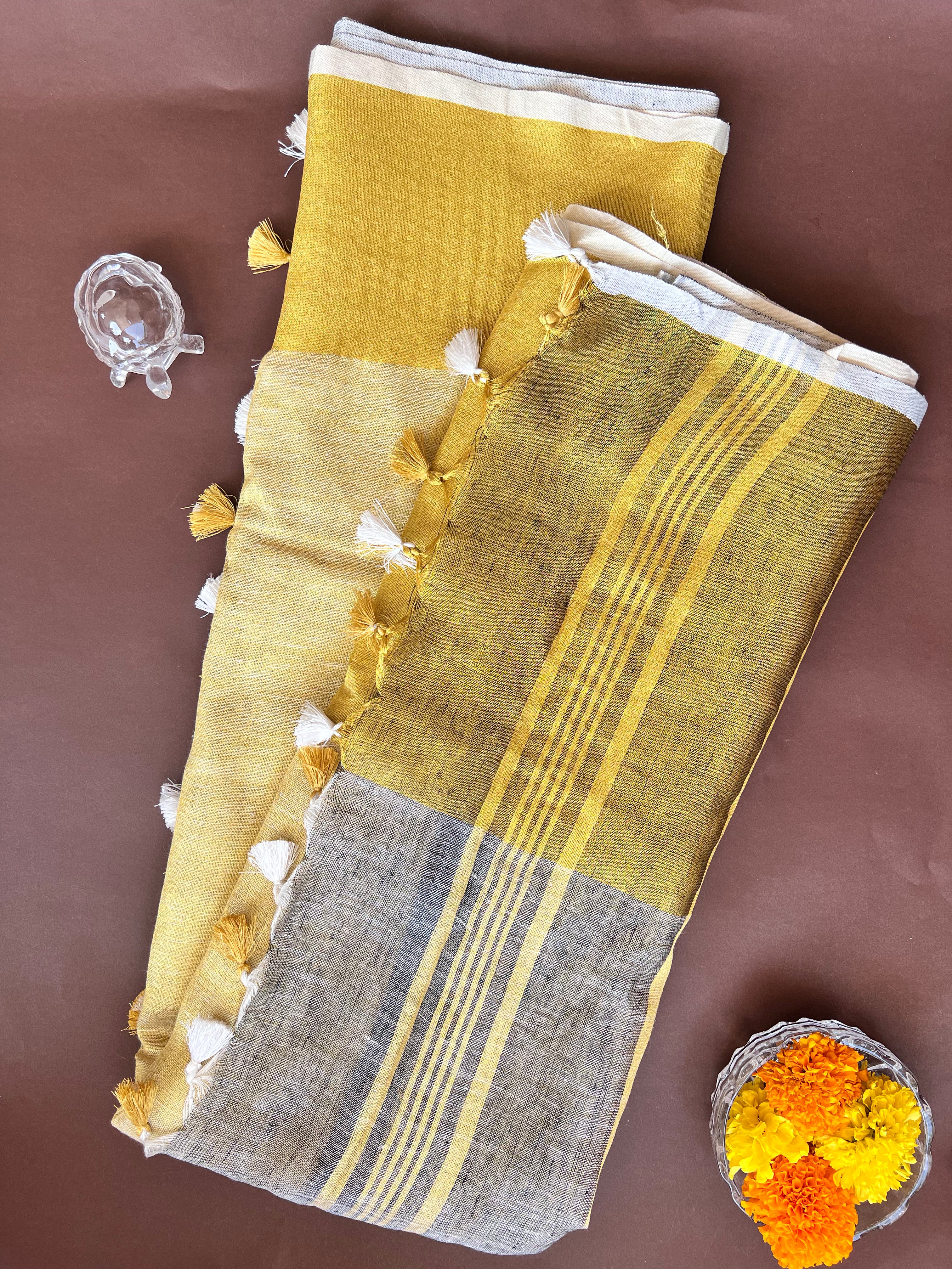 Temple Bliss Weave Saree