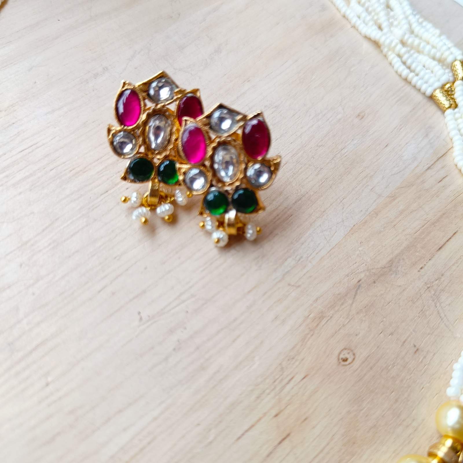 Nayaab imara polki kundan neckpiece