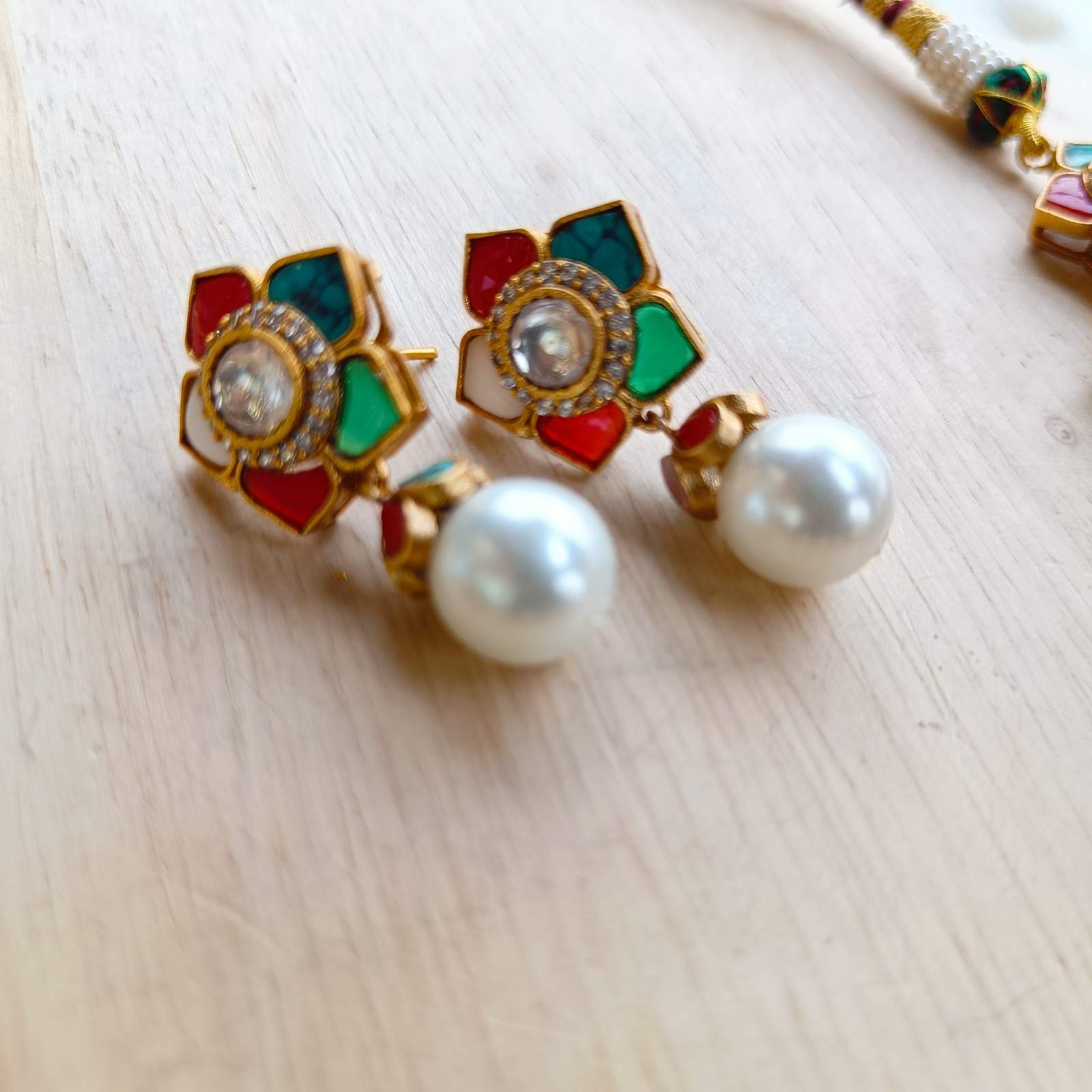 Nayaab Myra polki neckpiece