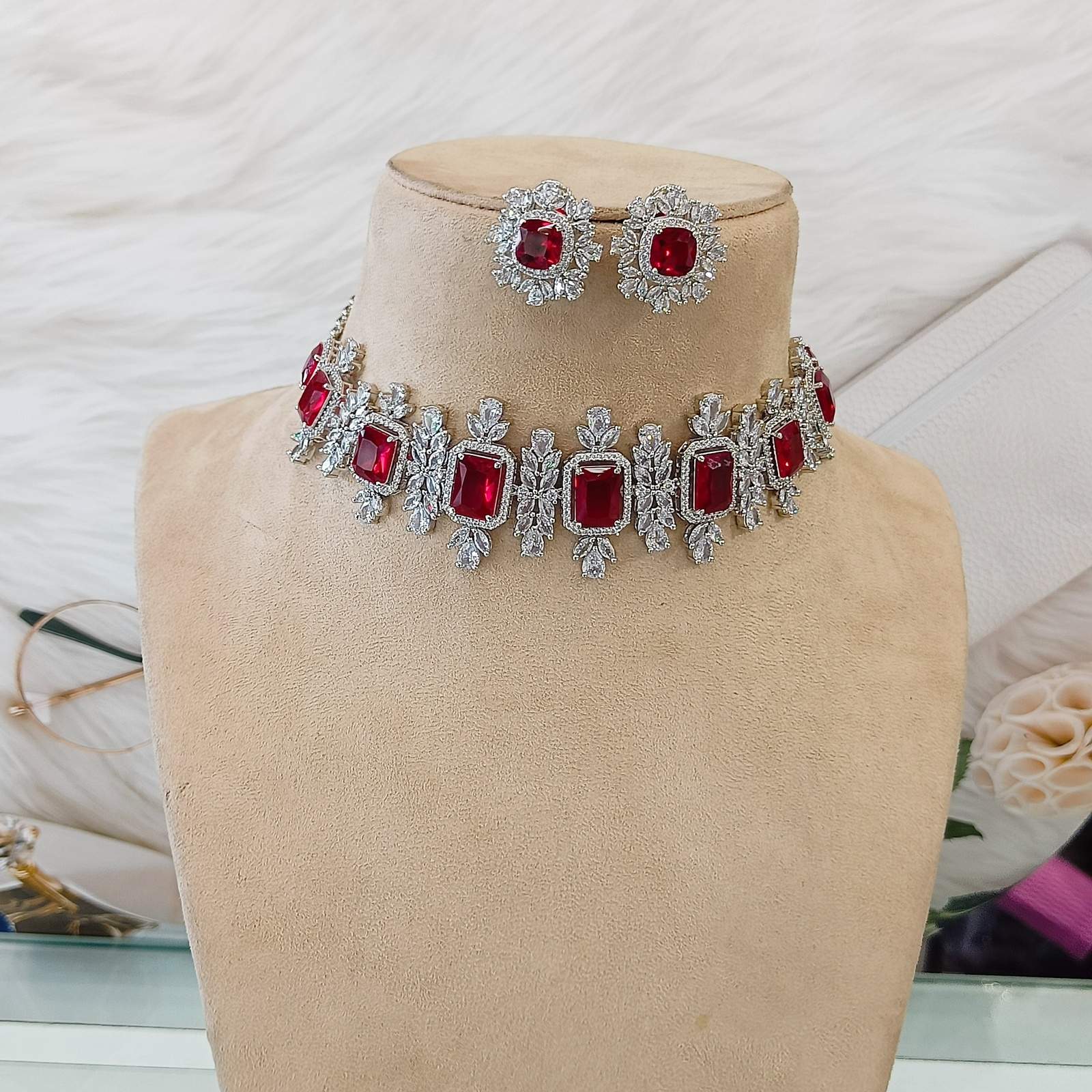 Ad kiara choker - Red