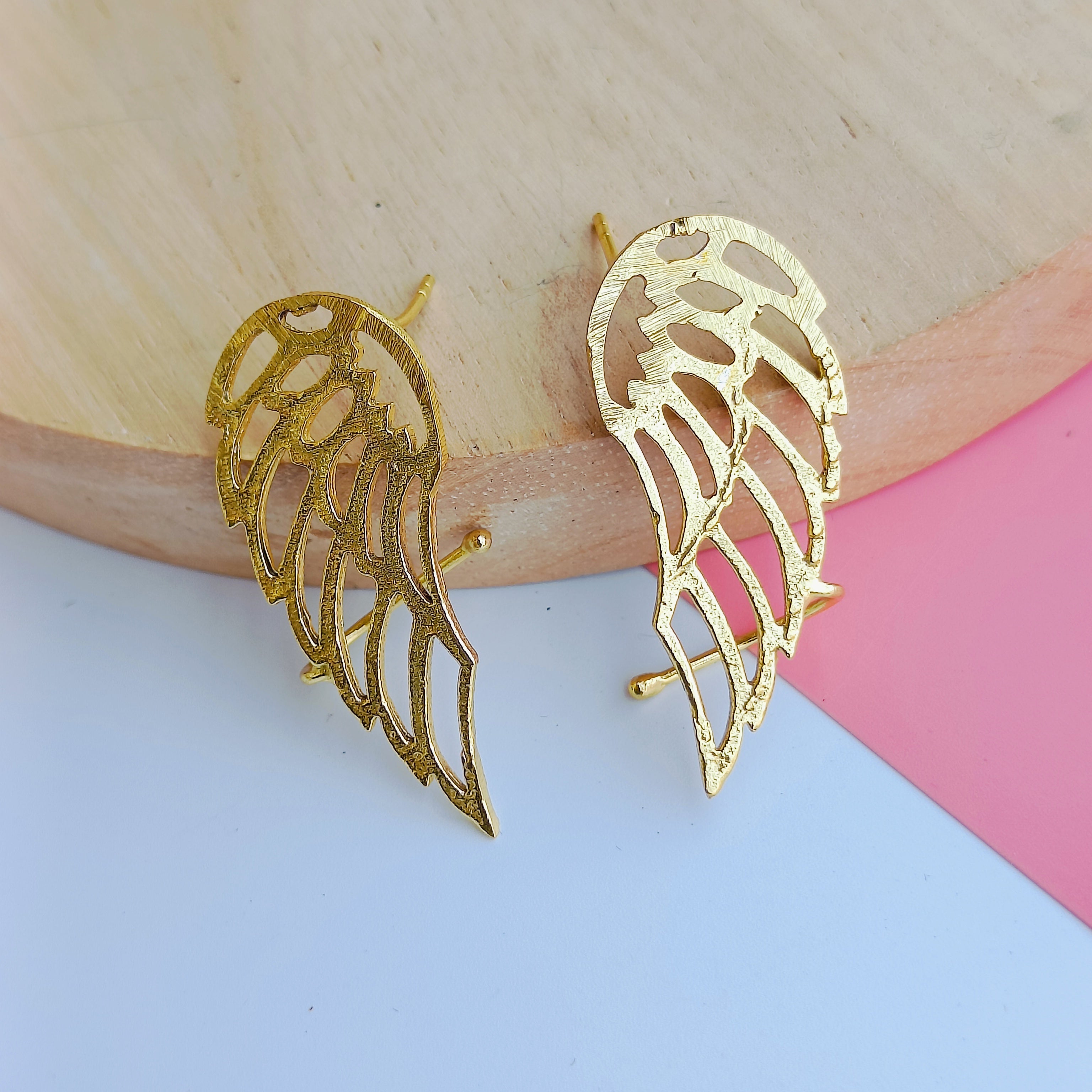 Layla fairy Gold Earcuff