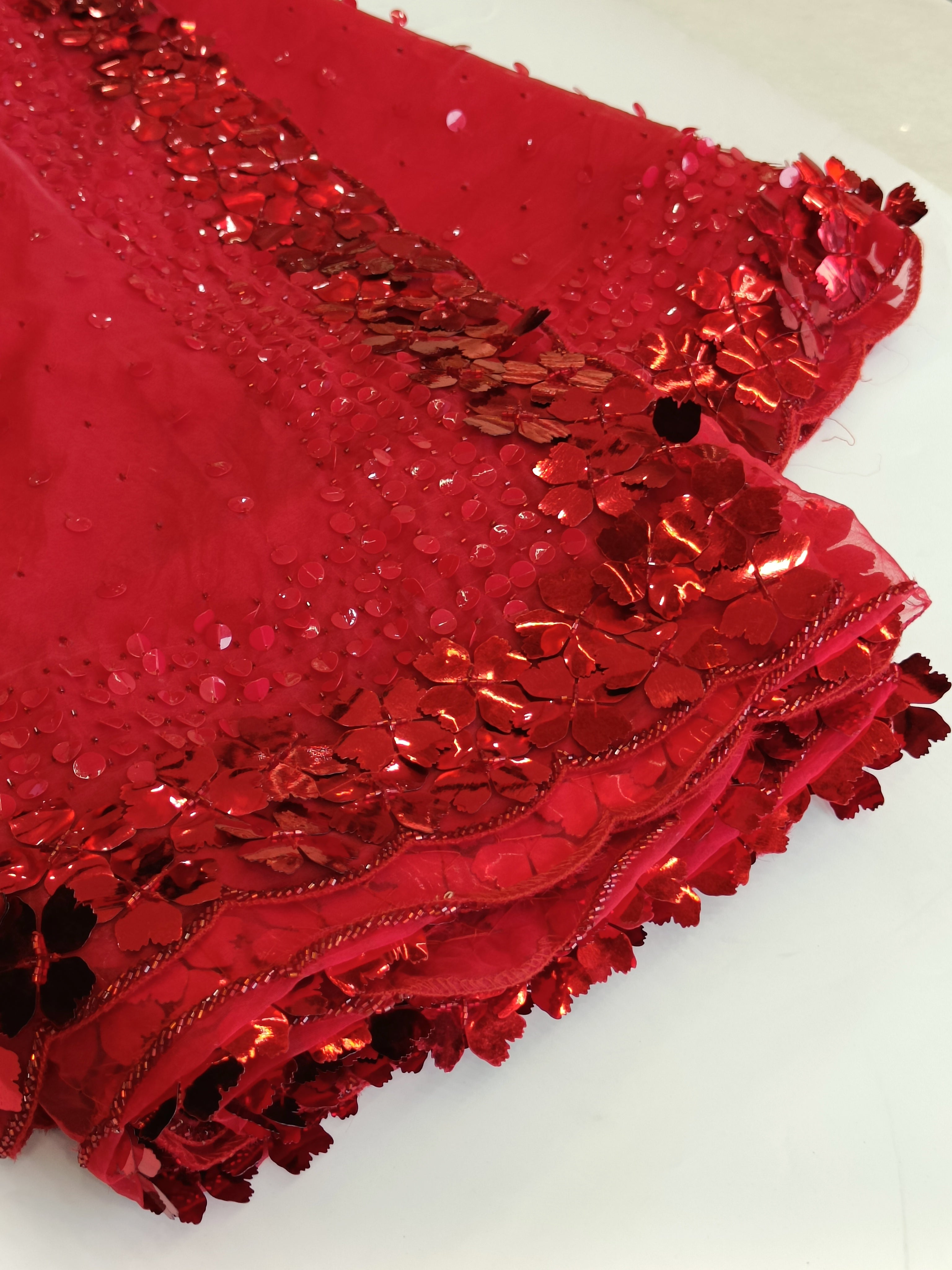 Heer Saree - Red