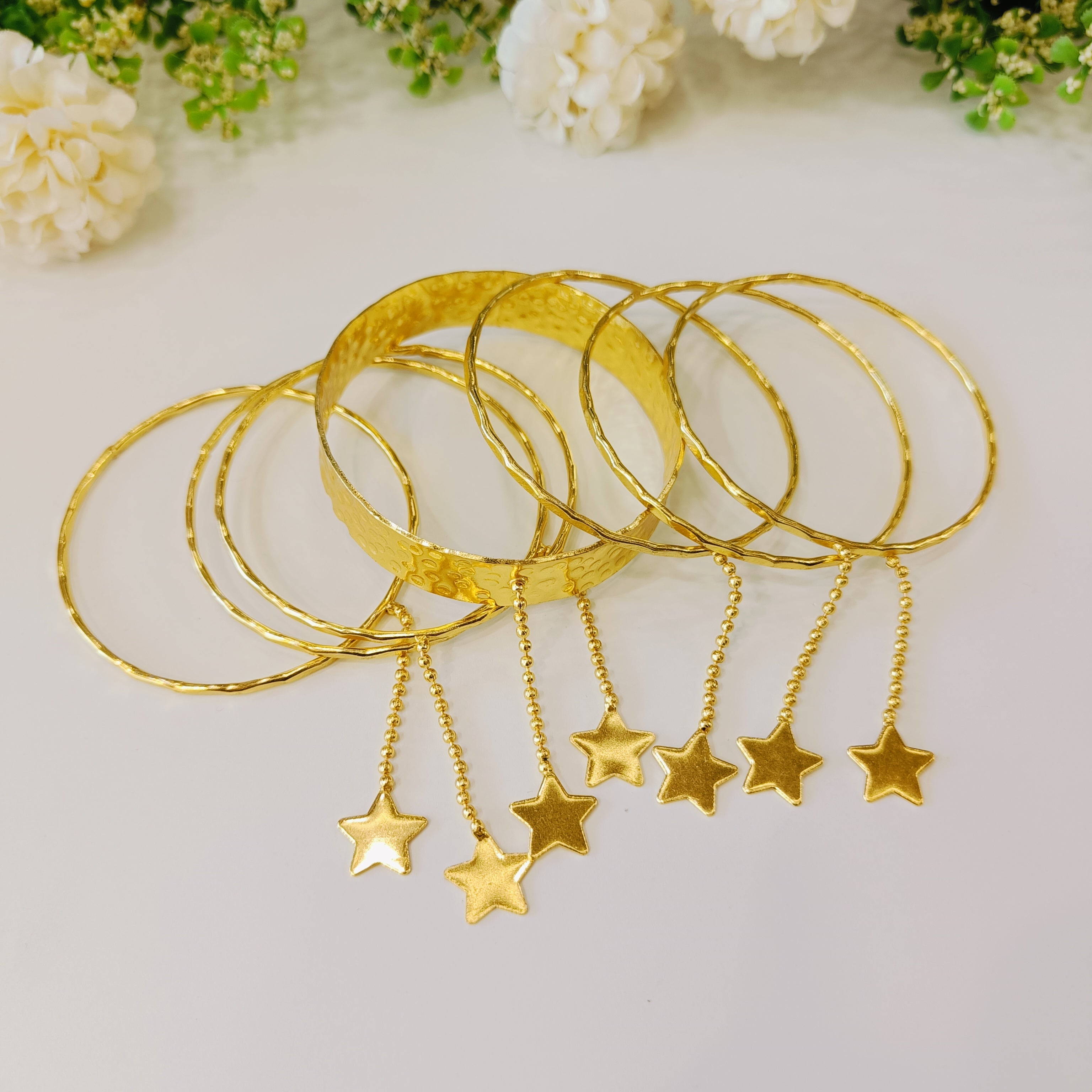 Layla Hanging star Bangles