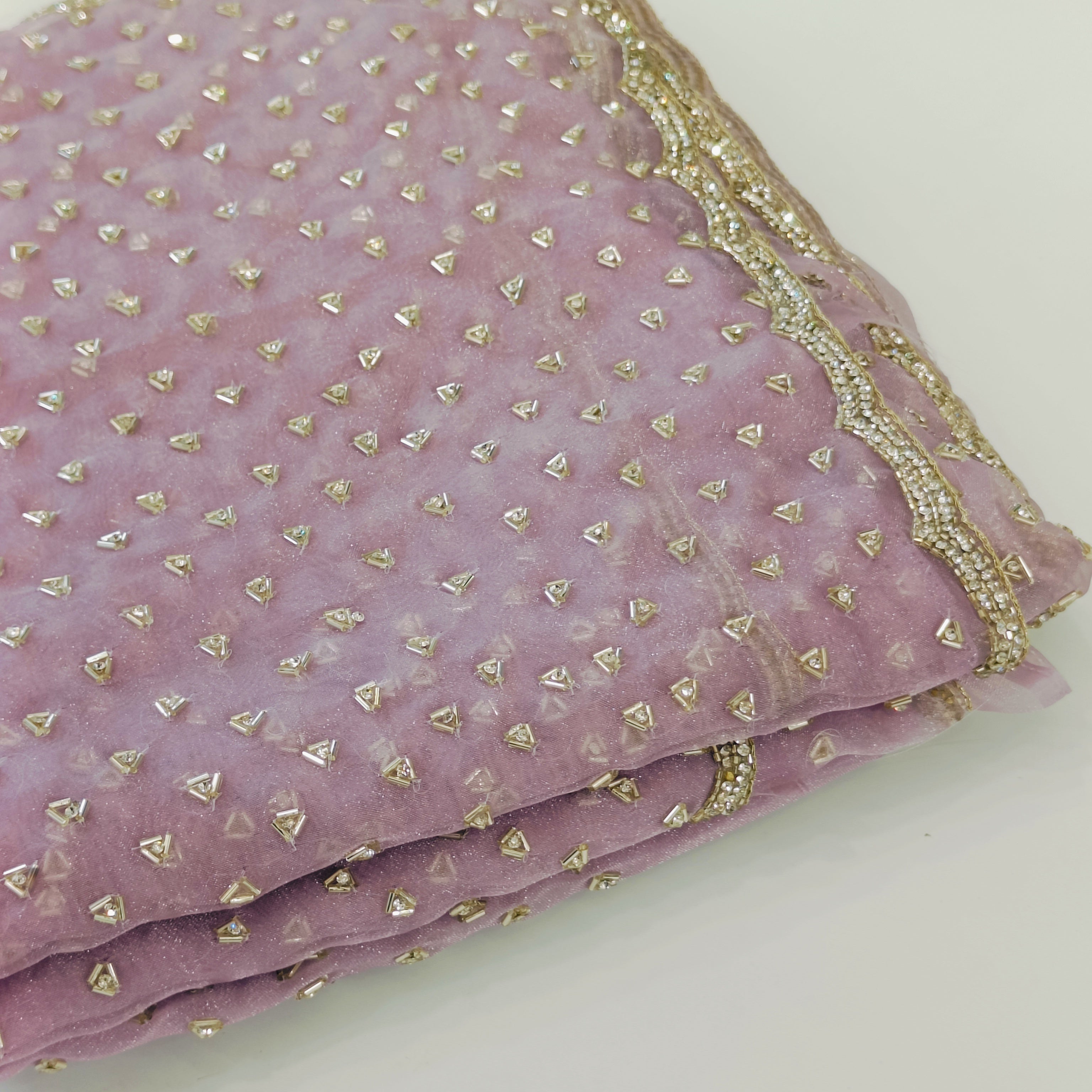 Lavender Raina Organza saree