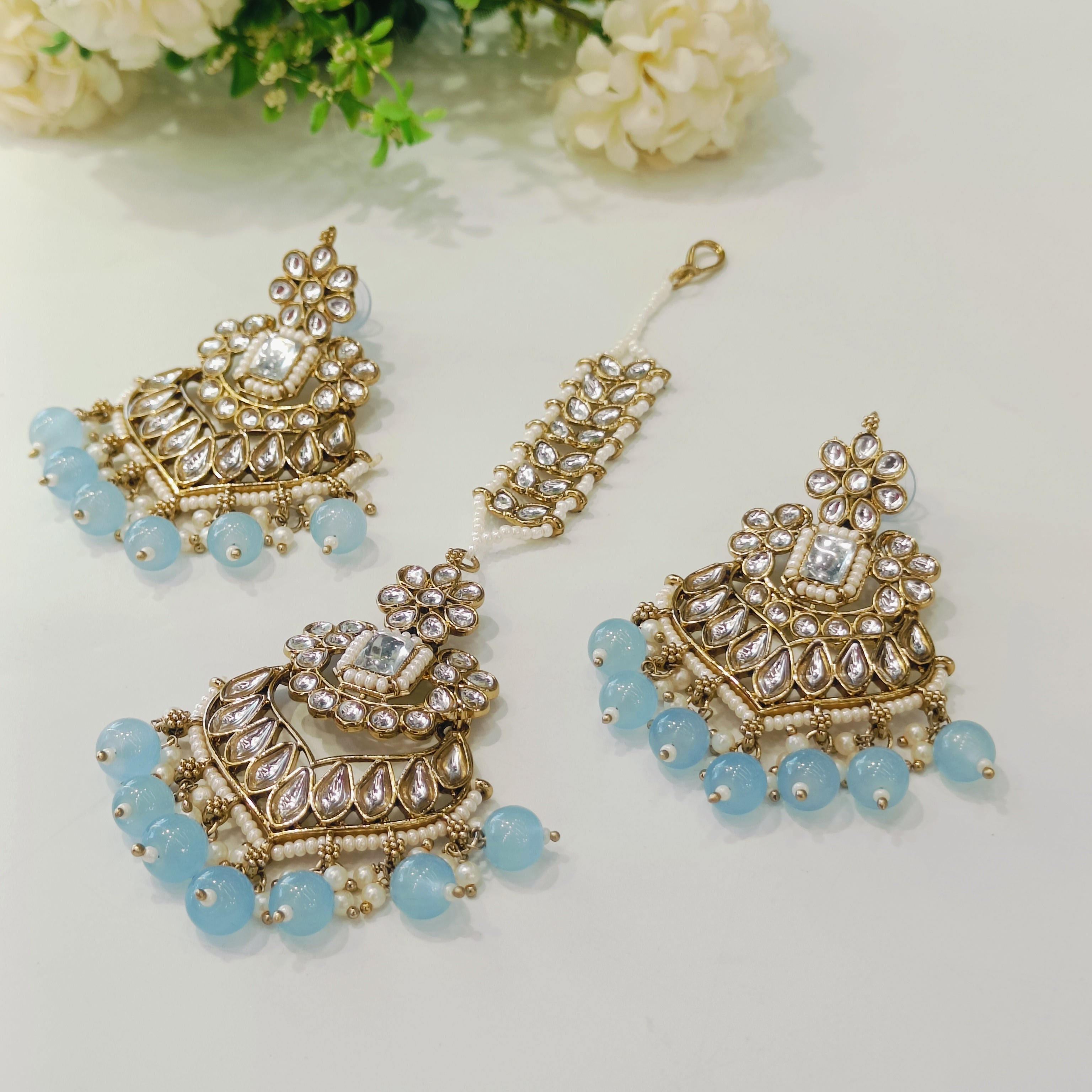 Nayaab Sara Earring with tikka