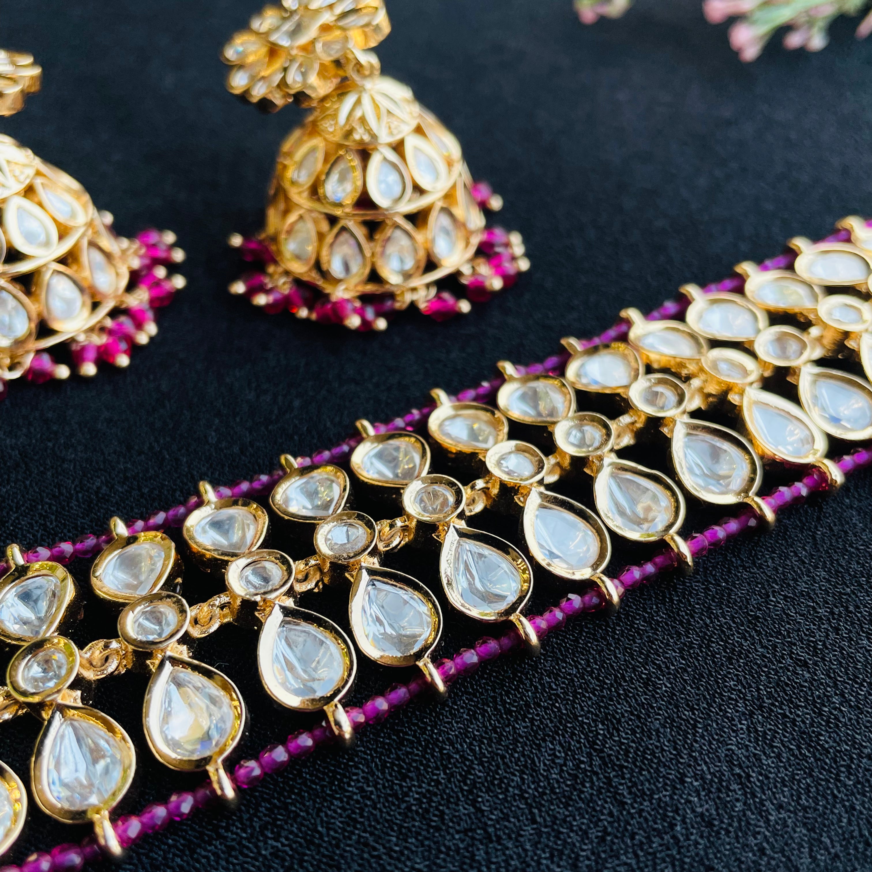 Nayaab kirandeep polki neckpiece