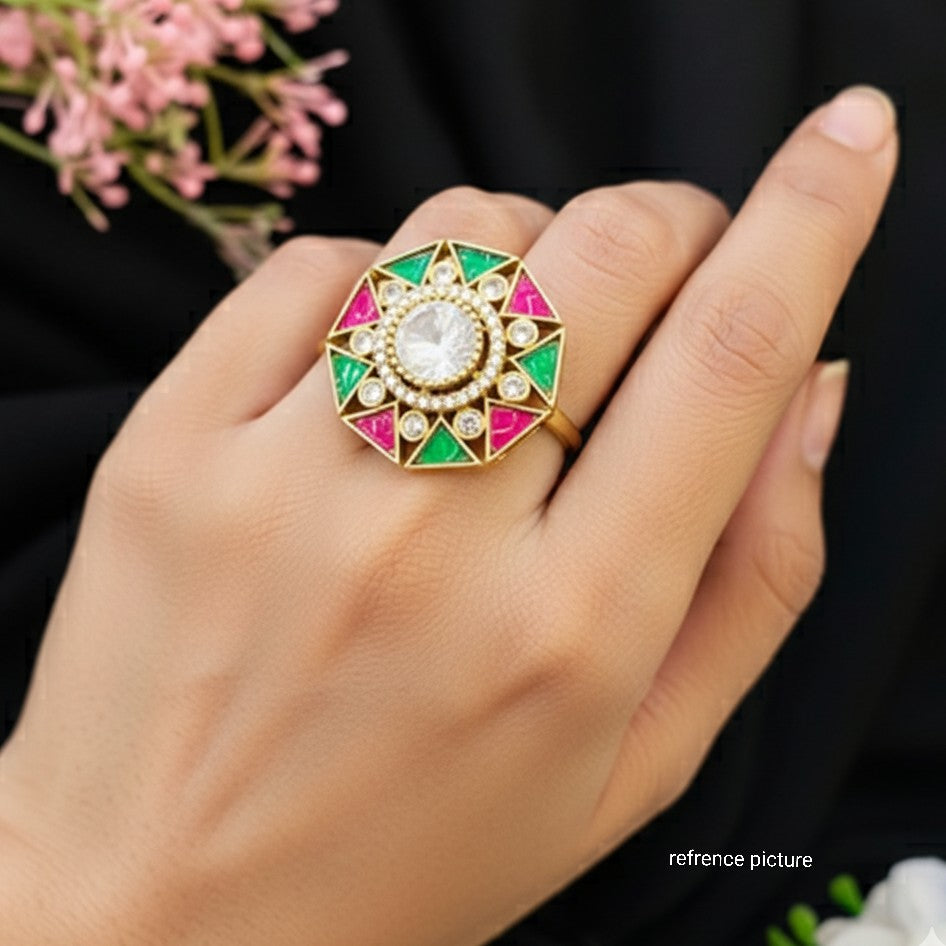 Nayaab Aarya polki rings