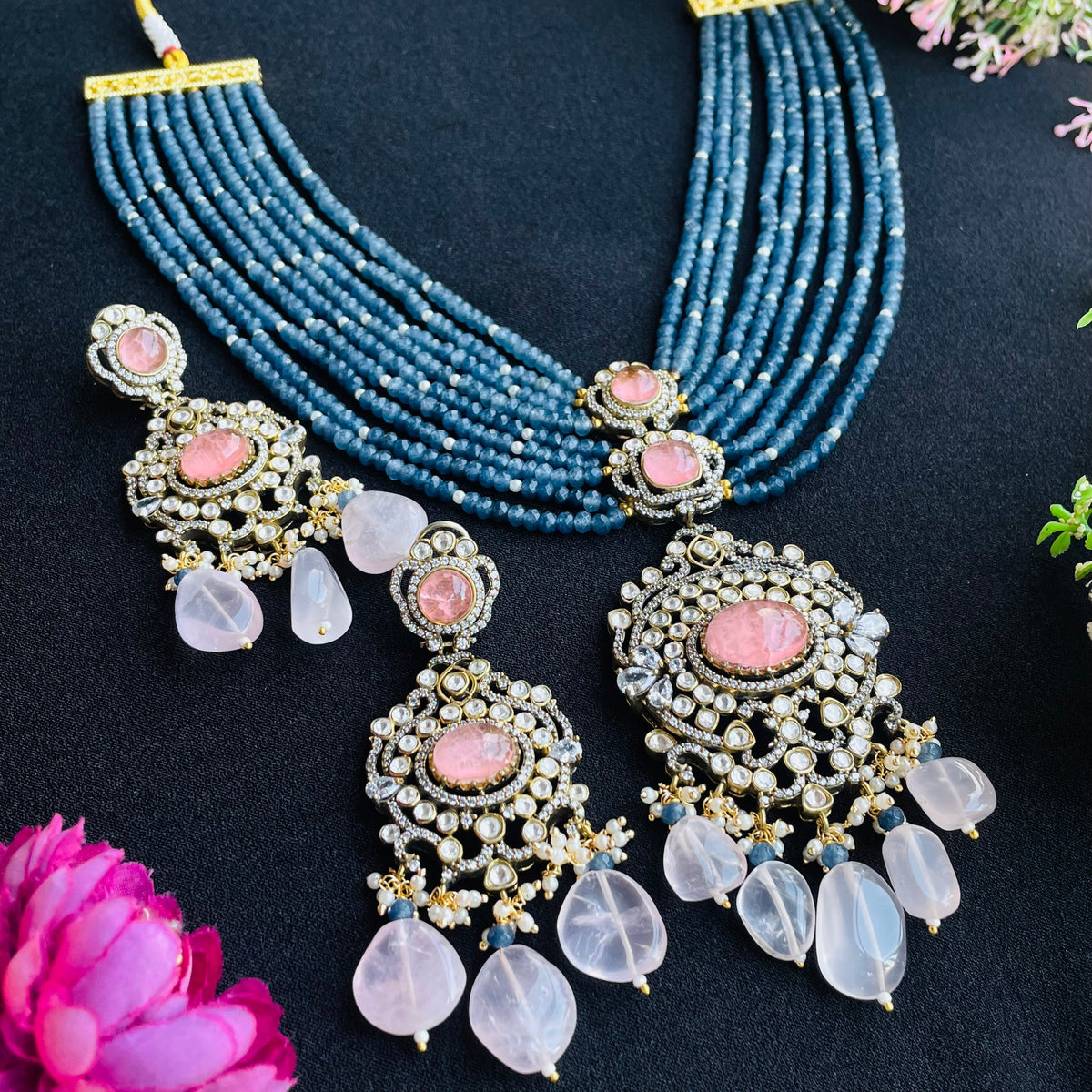 Nayaab Adya Polki Neckpiece