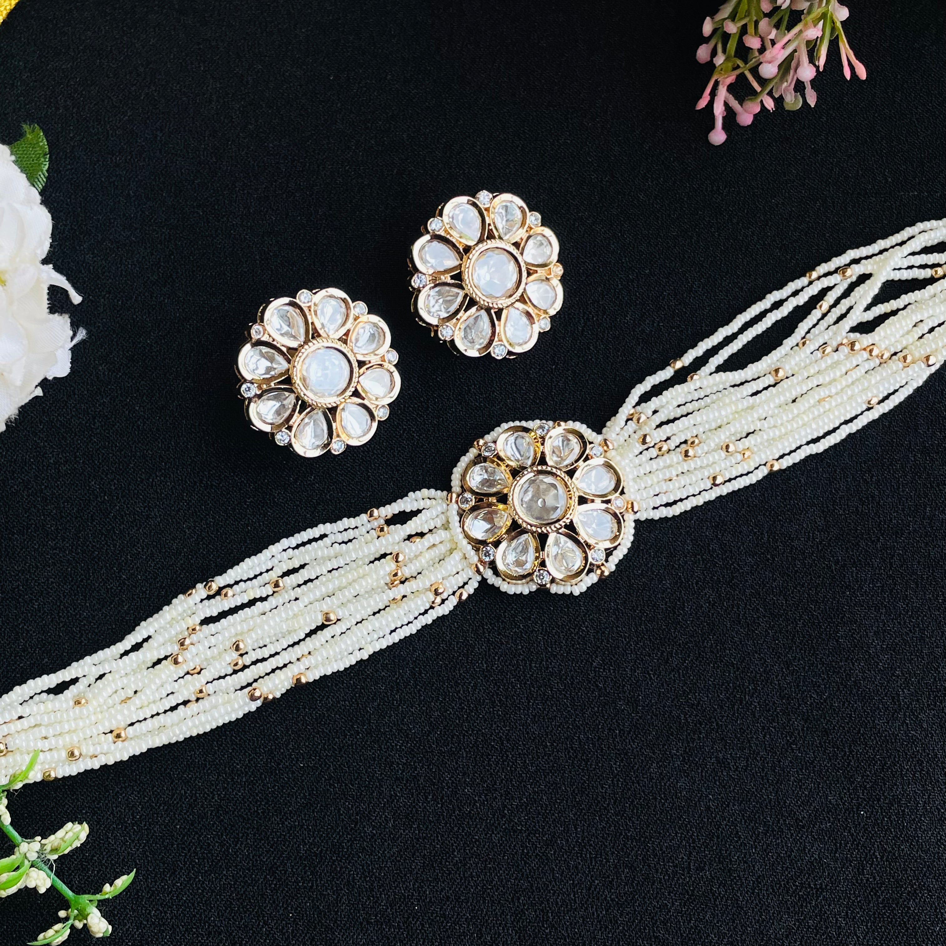 Nayaab ridhi polki neckpiece