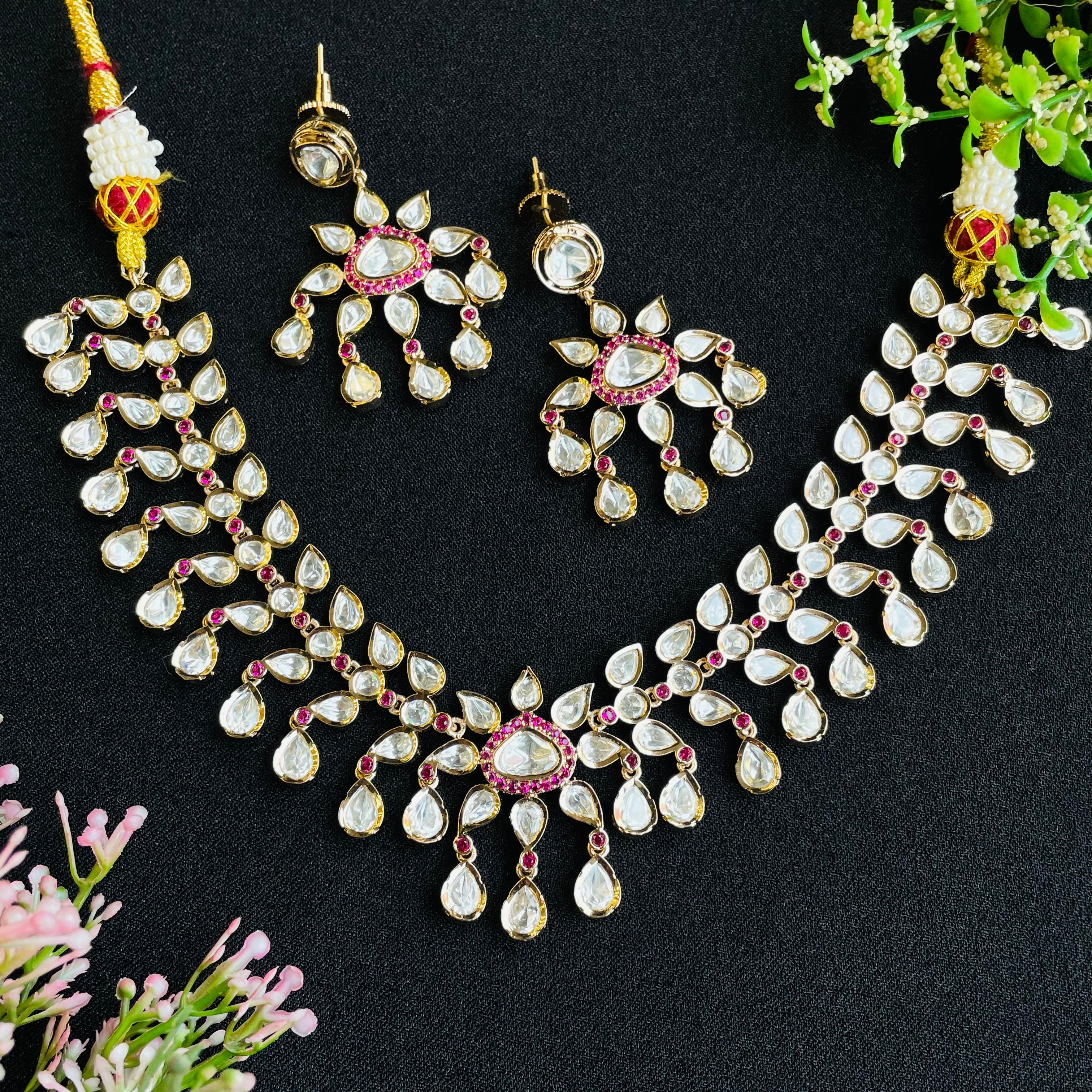 Nayaab Priya Polki Neckpiece