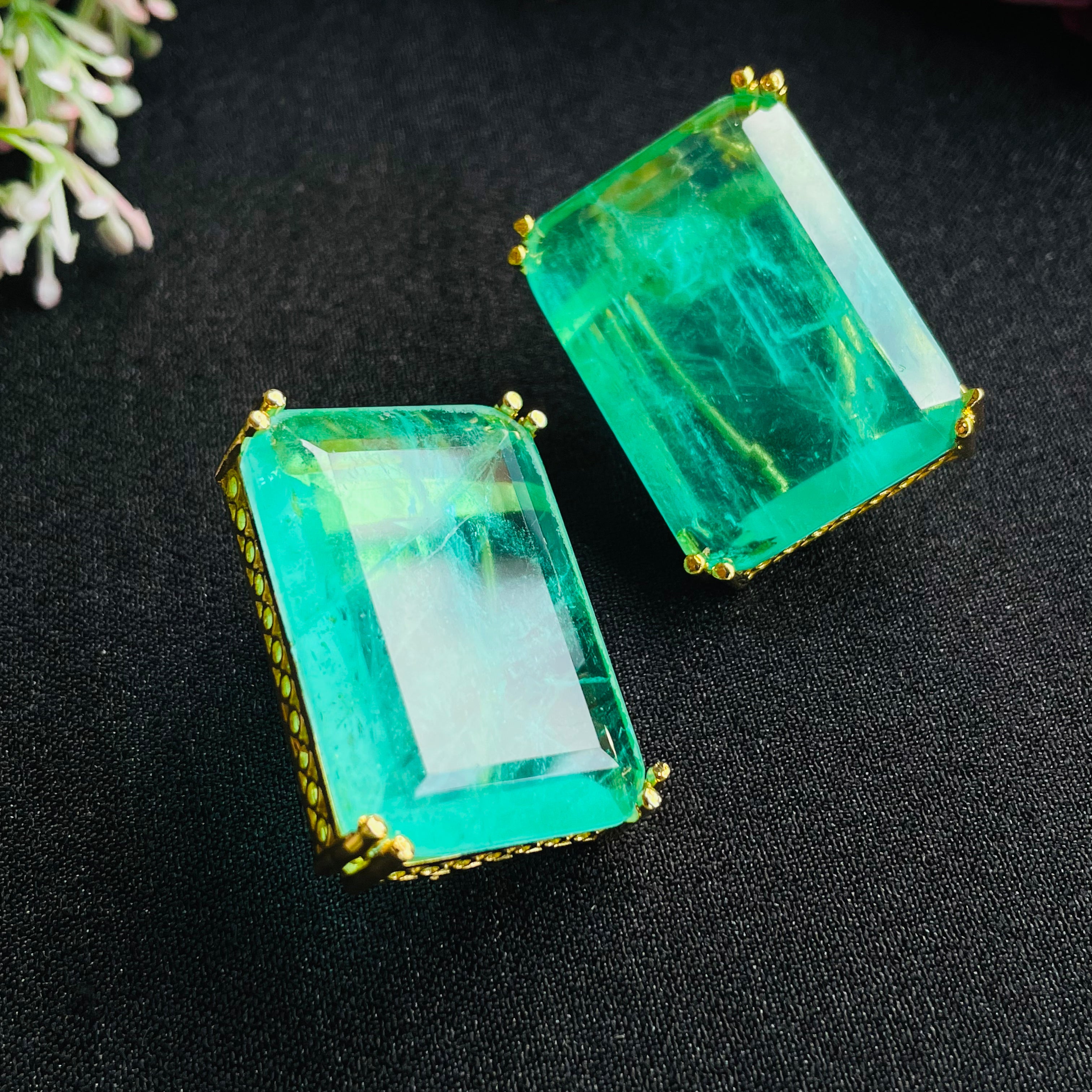 Nayaab Doublet Stone Studs