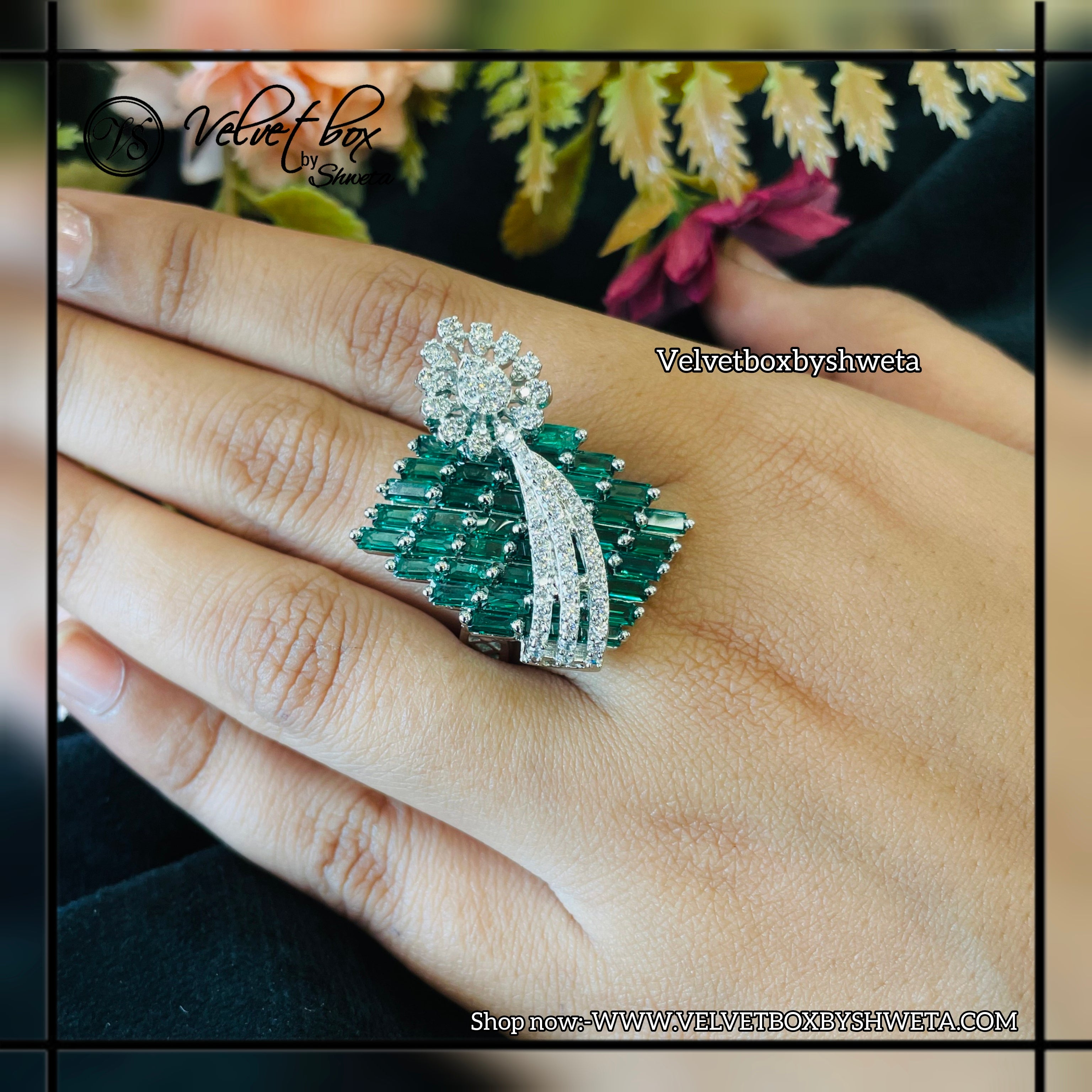 Vs sterling silver cocktail ring 212