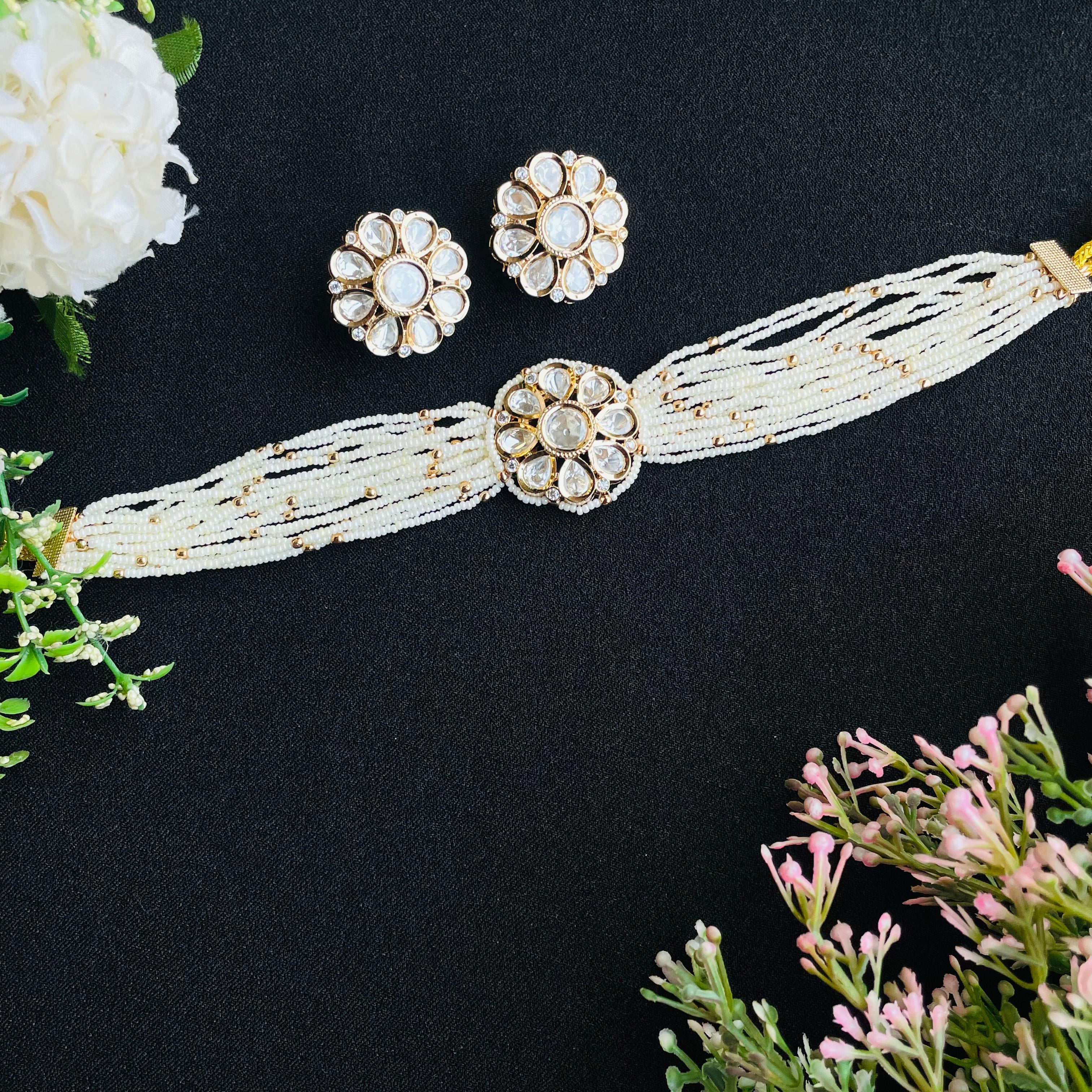 Nayaab ridhi polki neckpiece