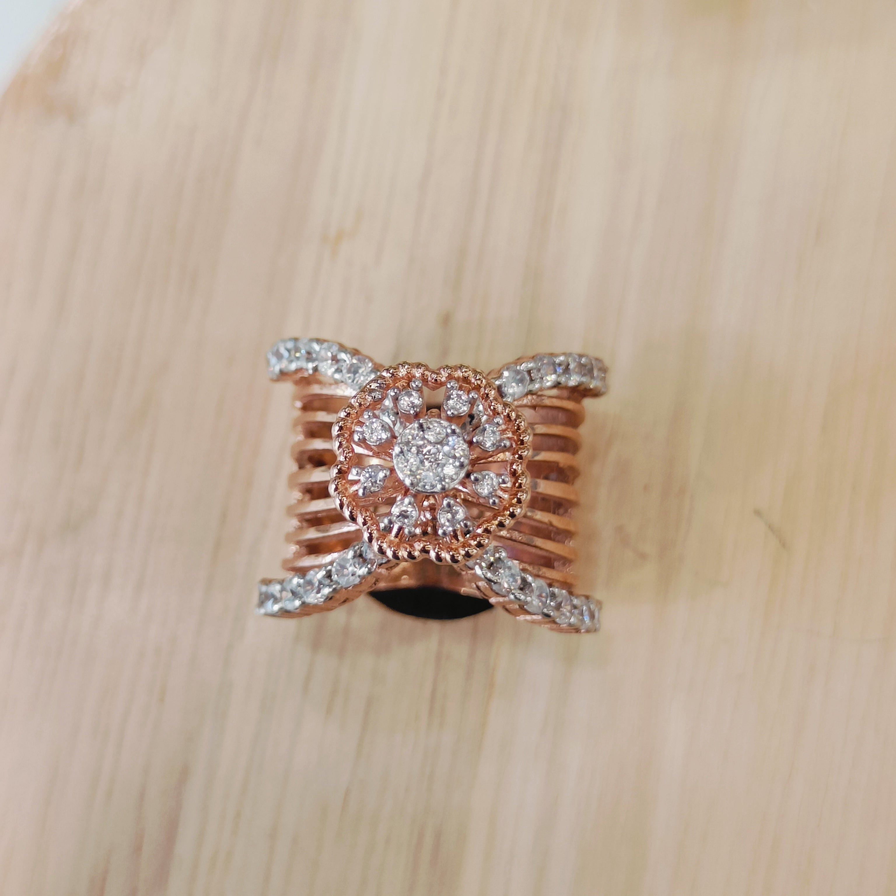 Vs sterling silver cocktail ring 169