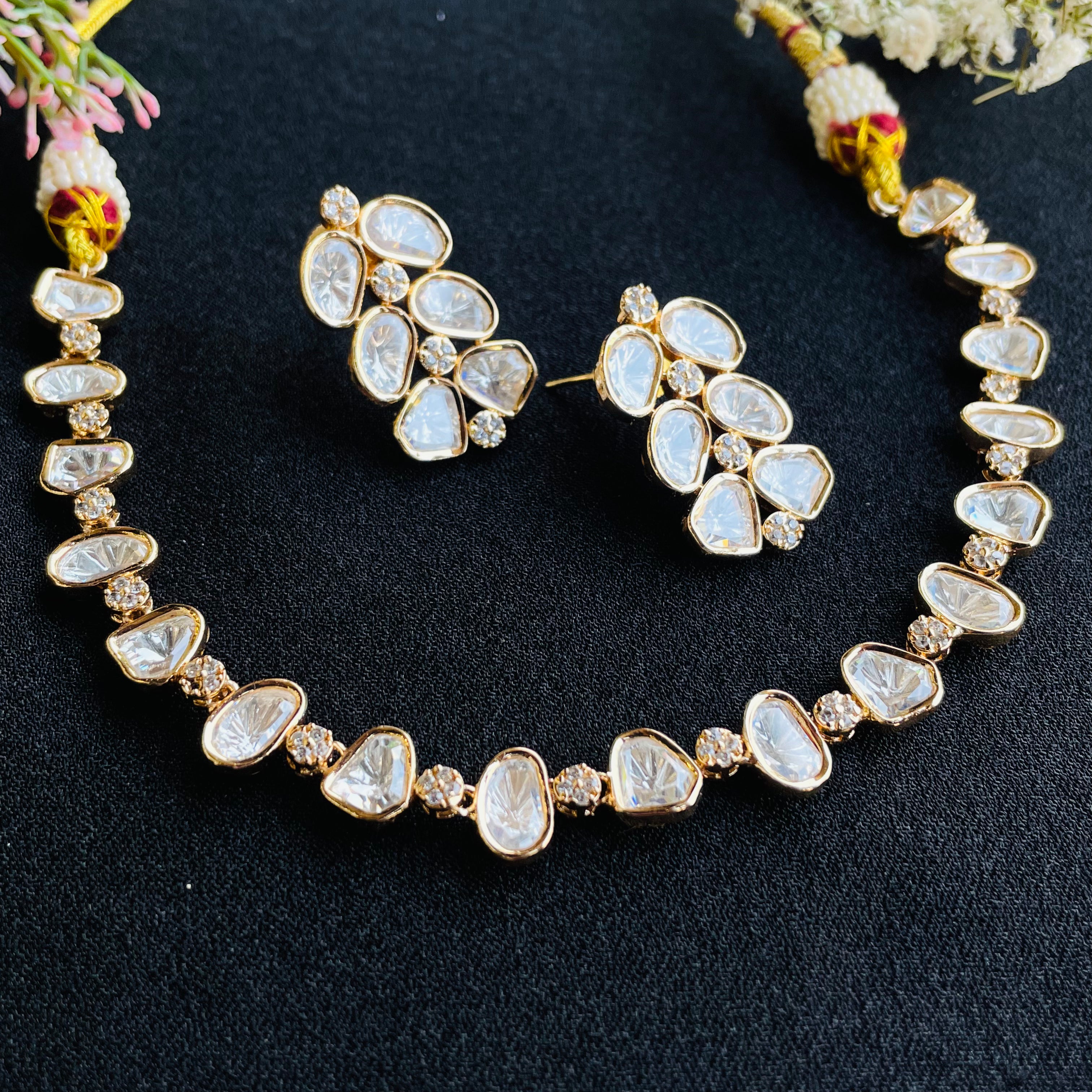 Nayaab aroshi Polki Neckpiece