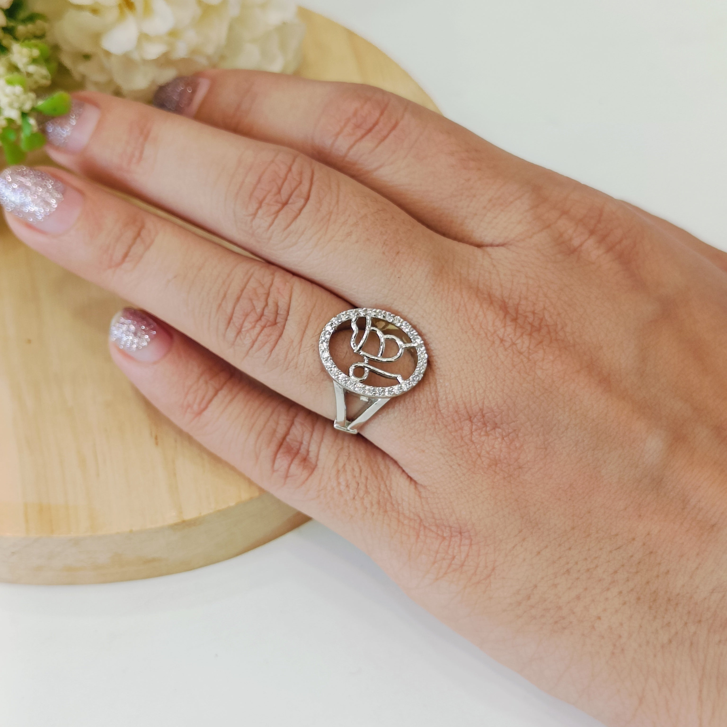 Vs sterling silver cocktail ring 175 4g